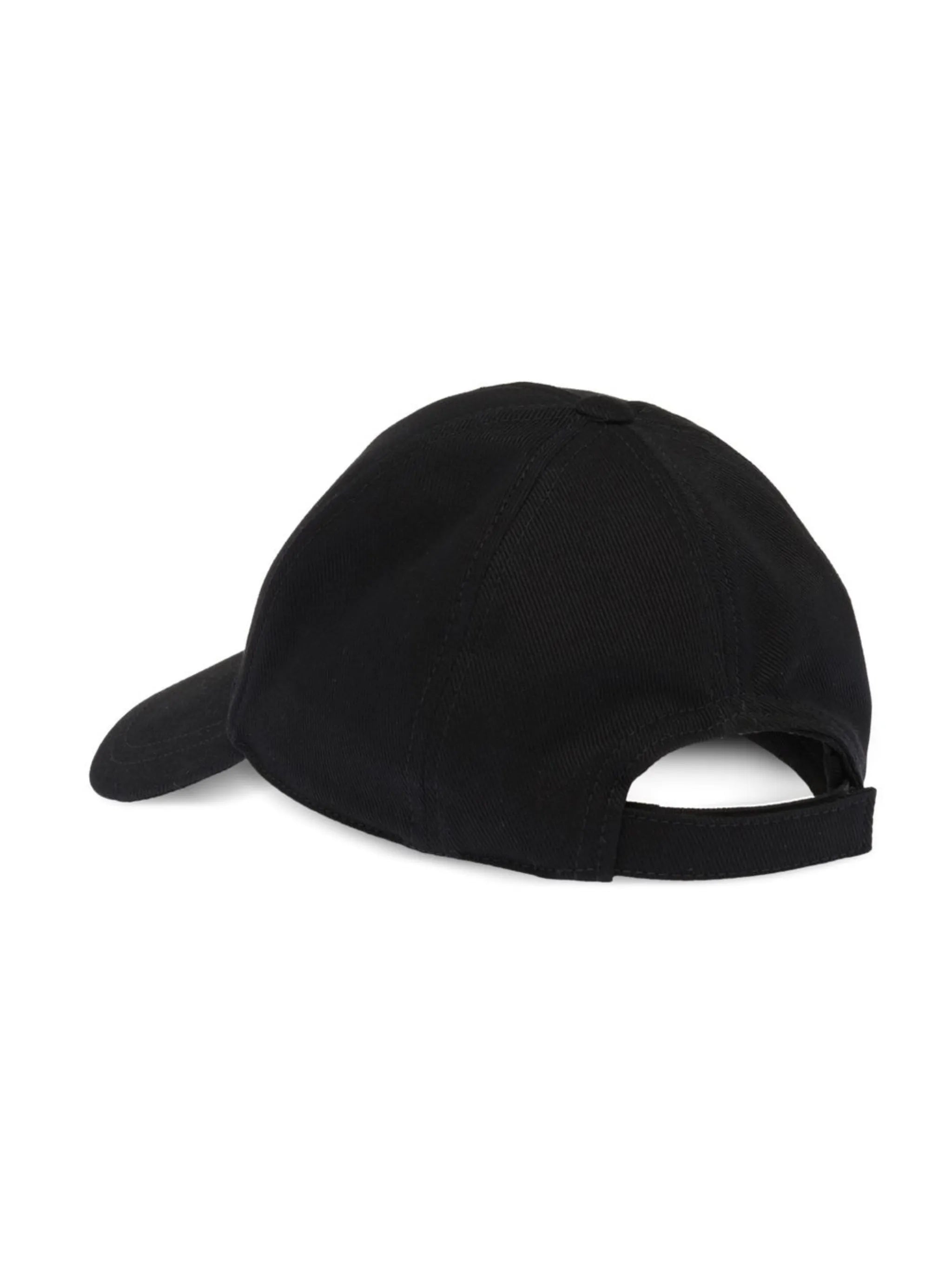Drill logo-embroidered cap