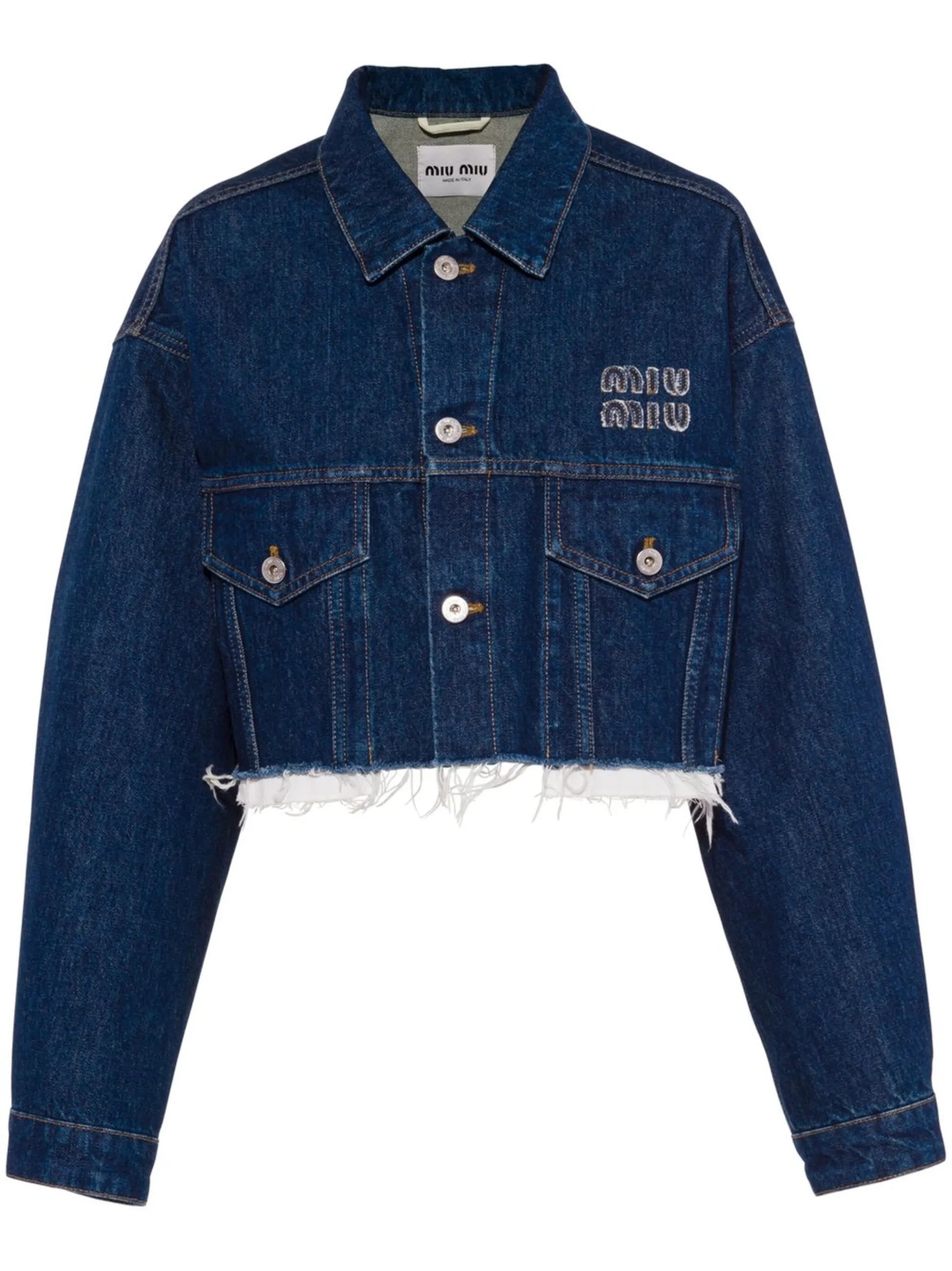 cropped denim jacket