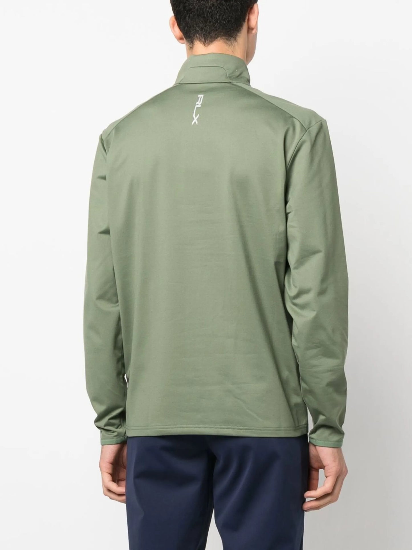 long-sleeve half-zip pullover