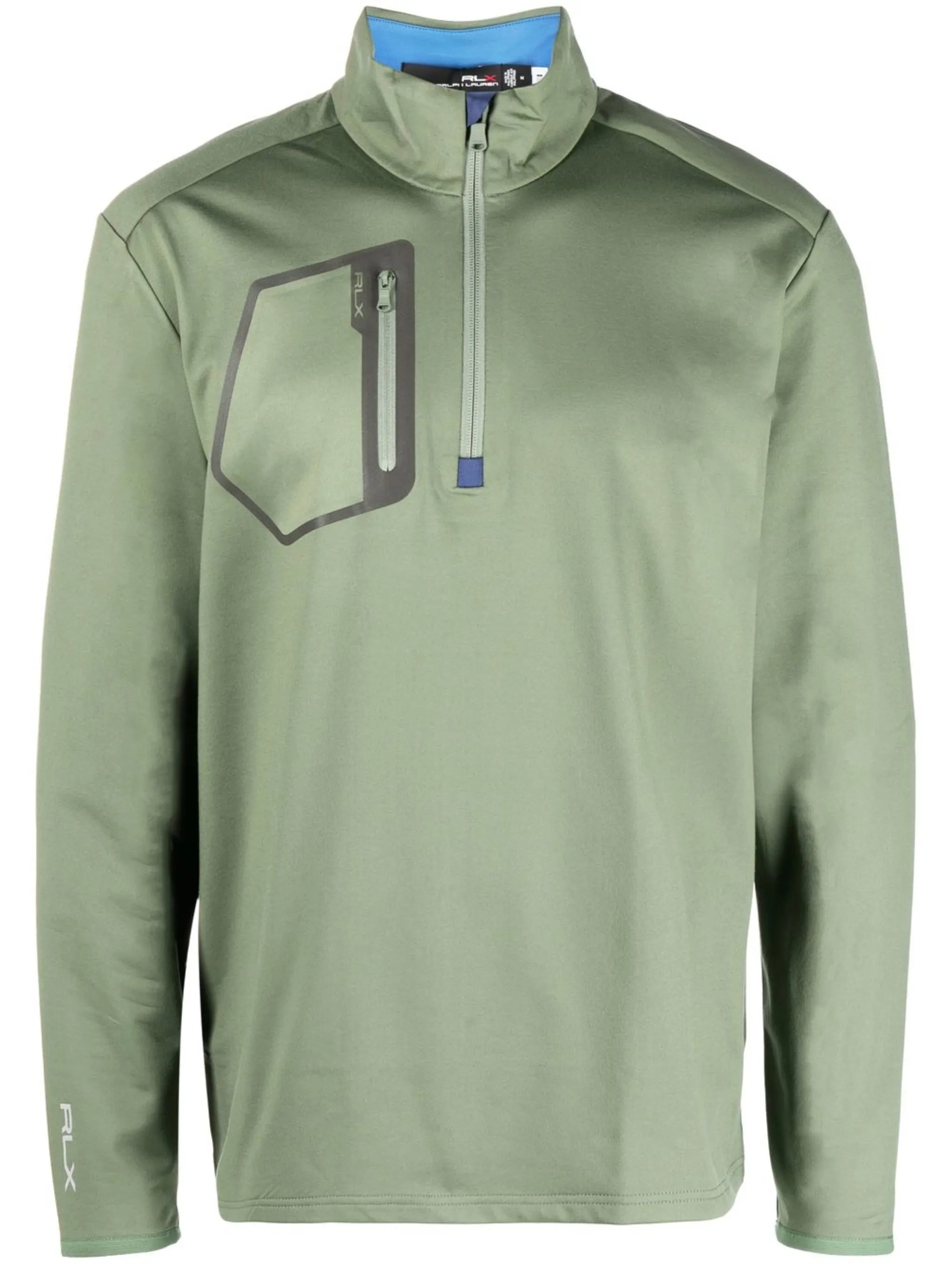 long-sleeve half-zip pullover