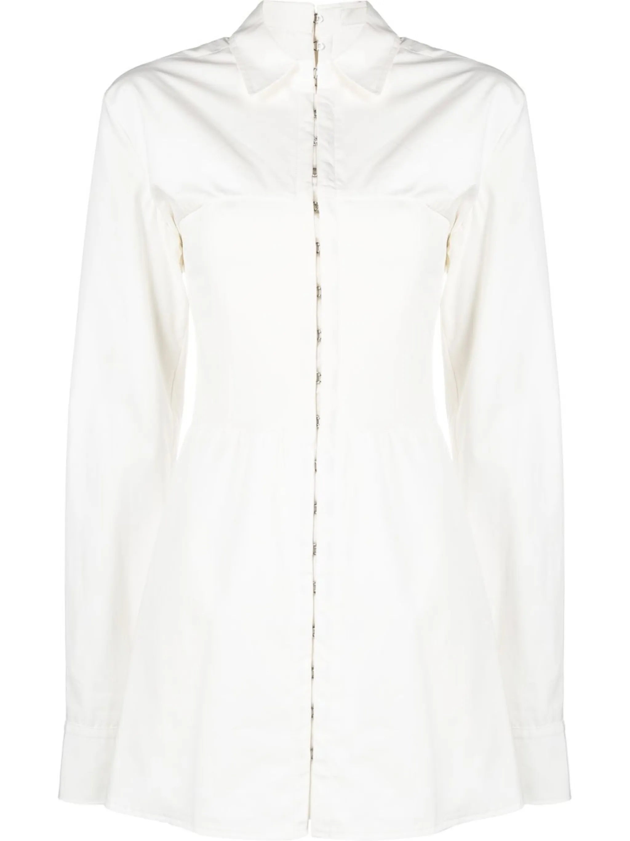 Hook mini shirt dress