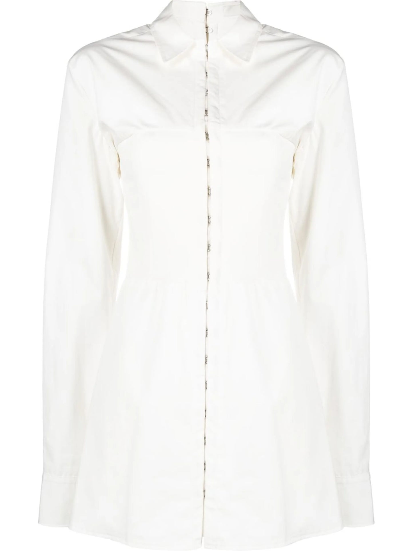 Hook mini shirt dress