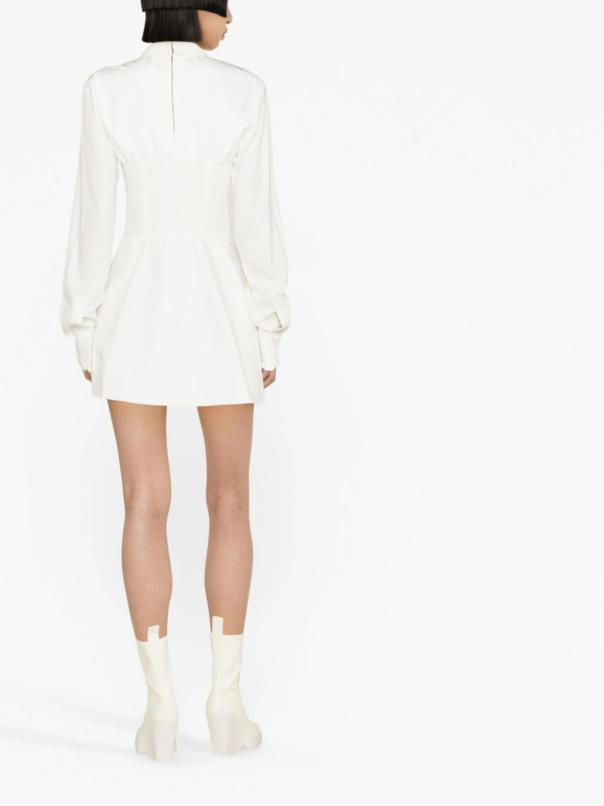 Hook mini shirt dress