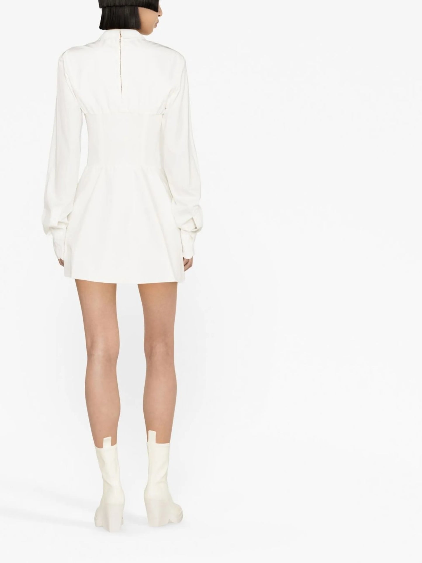 Hook mini shirt dress