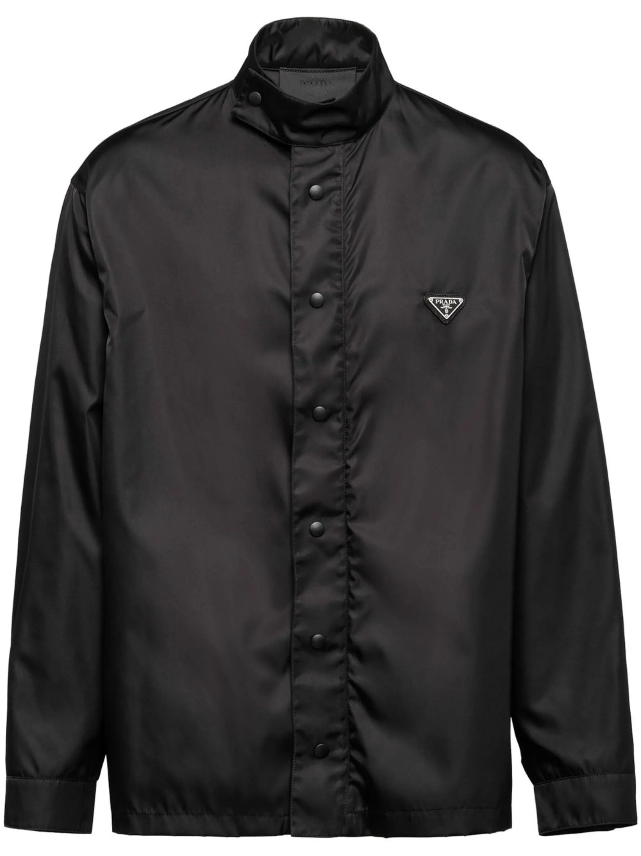 Re-Nylon triangle-logo shirt
