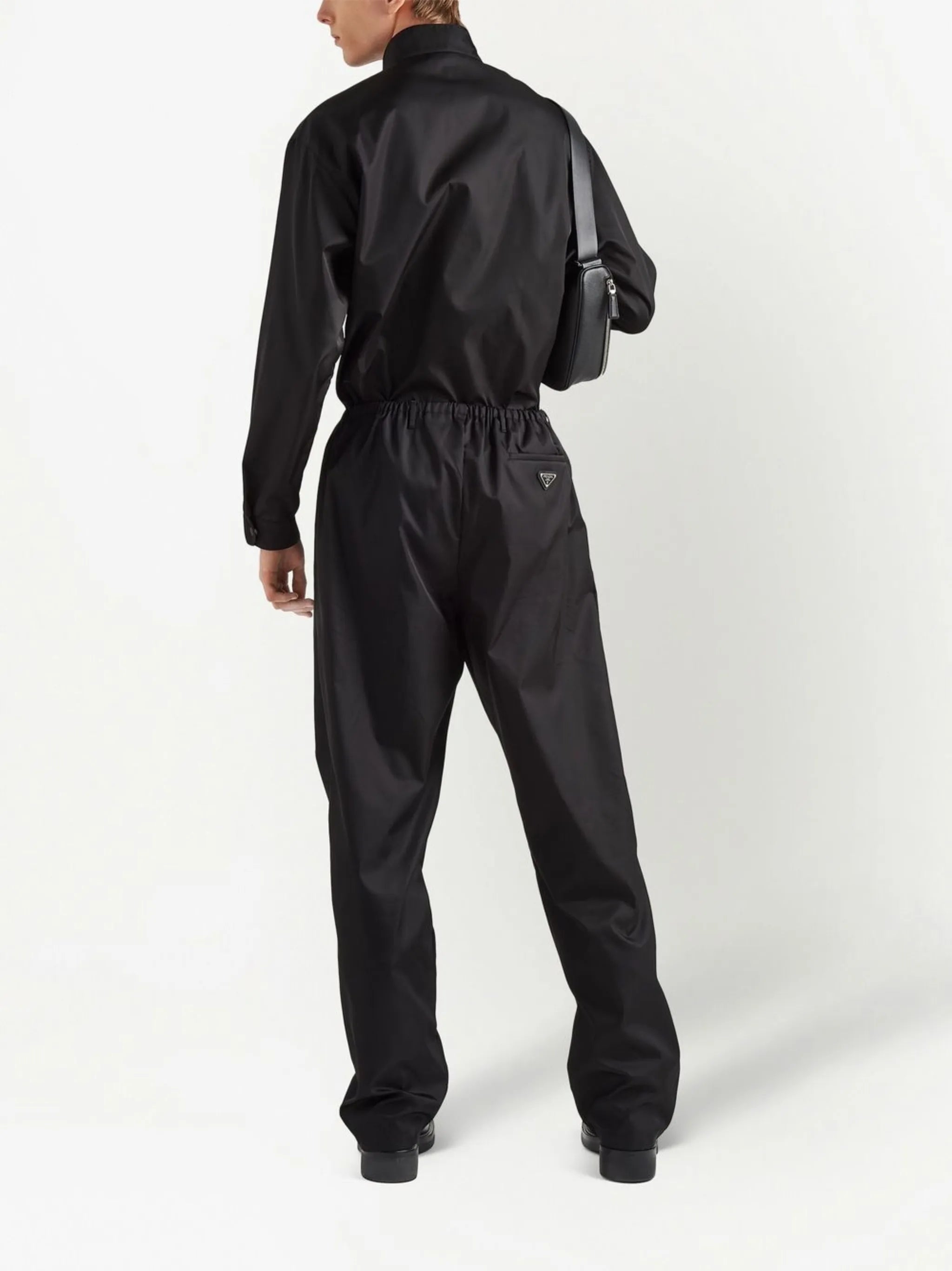 Re-Nylon triangle-logo shirt
