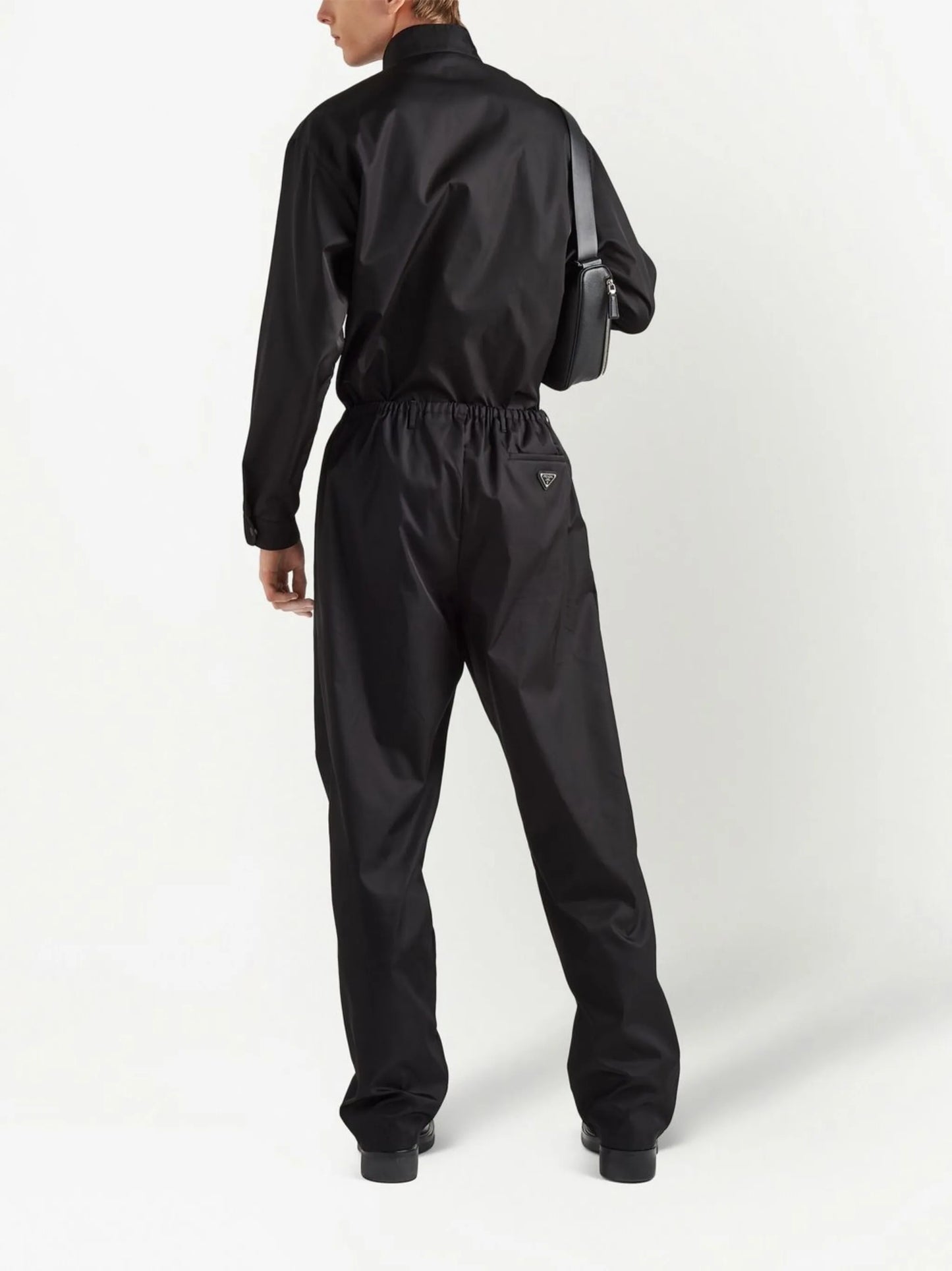 Re-Nylon triangle-logo shirt