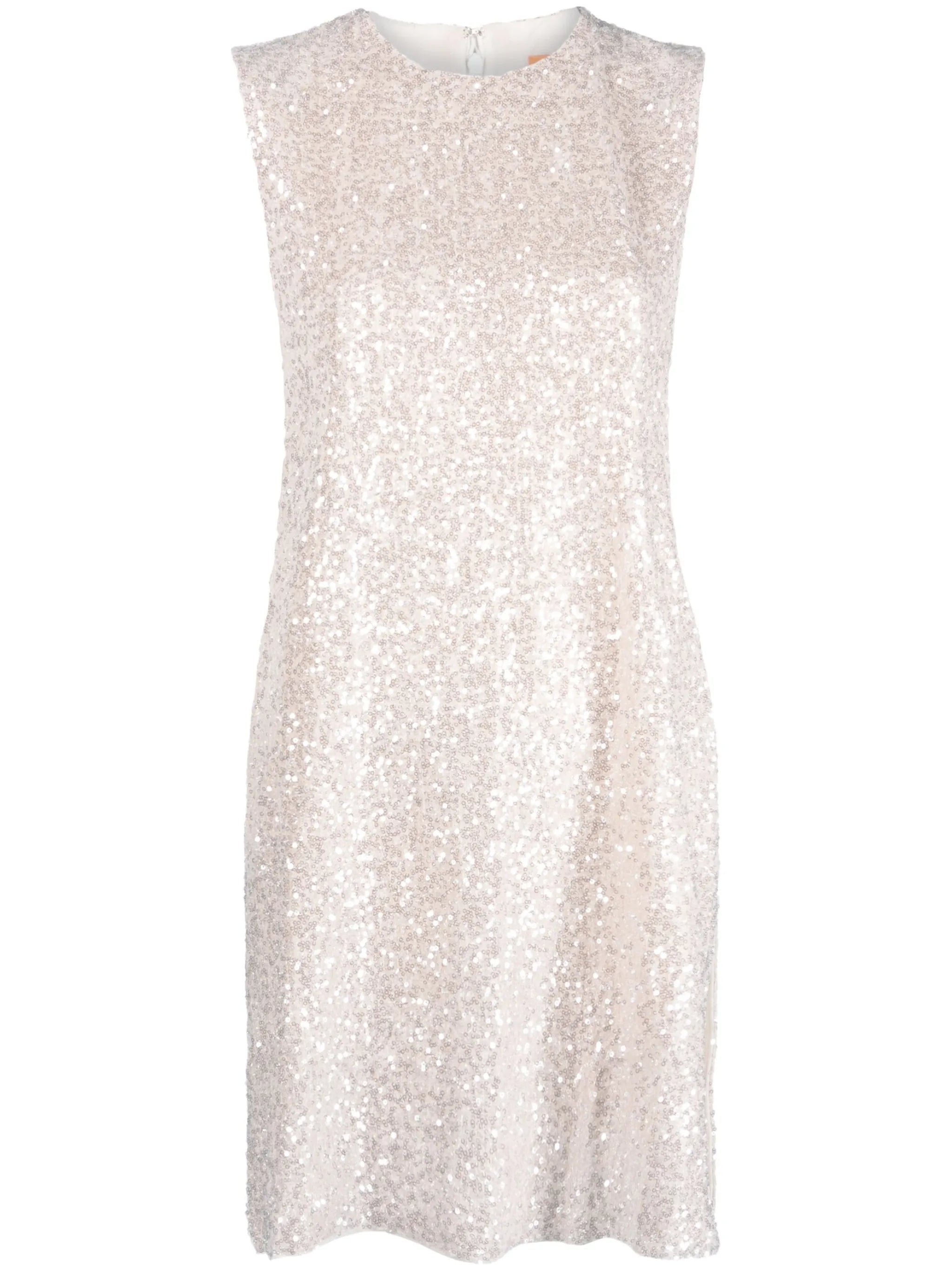 sequin-embellished tunic top