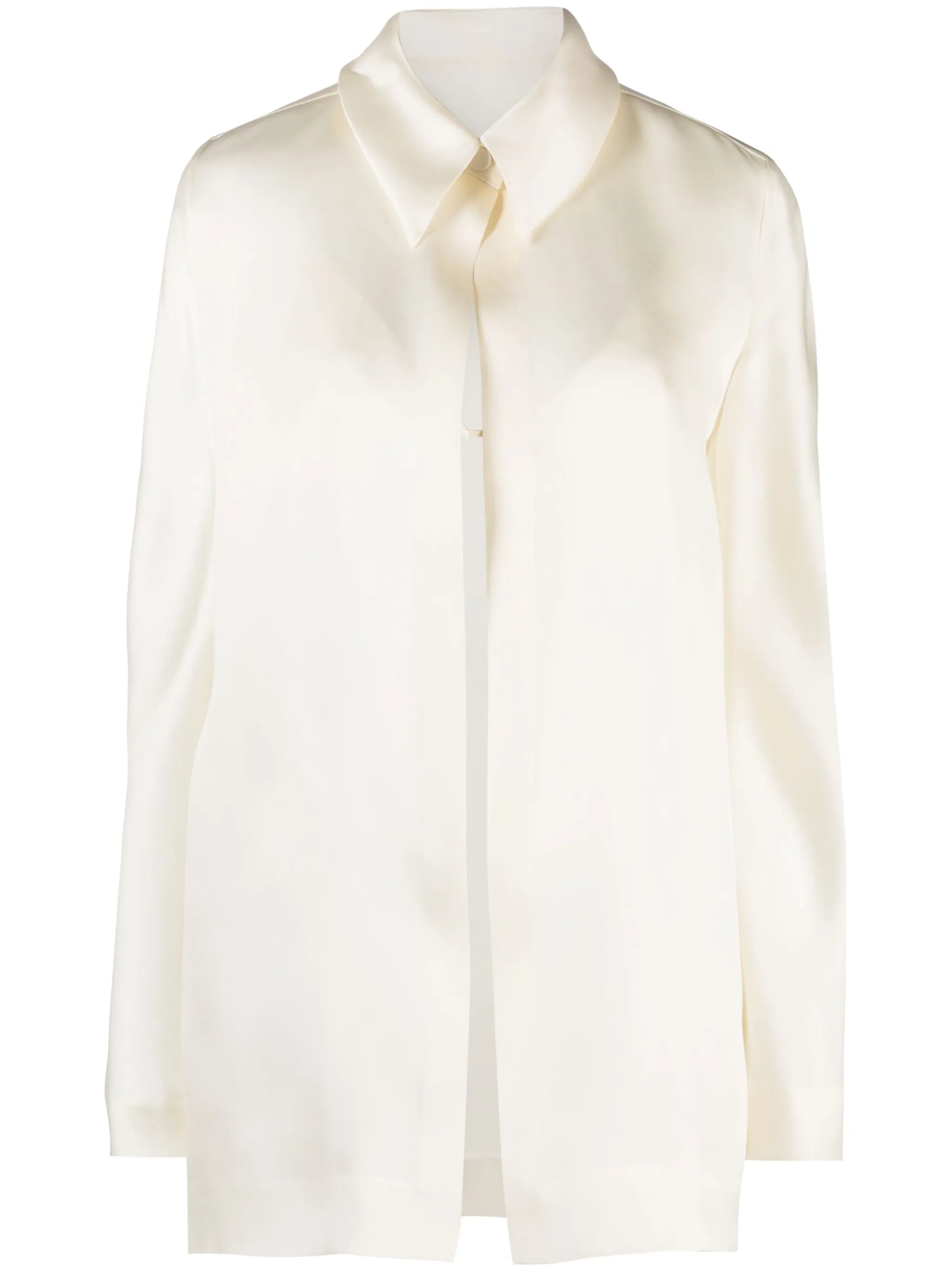 incorporated-bra silk shirt
