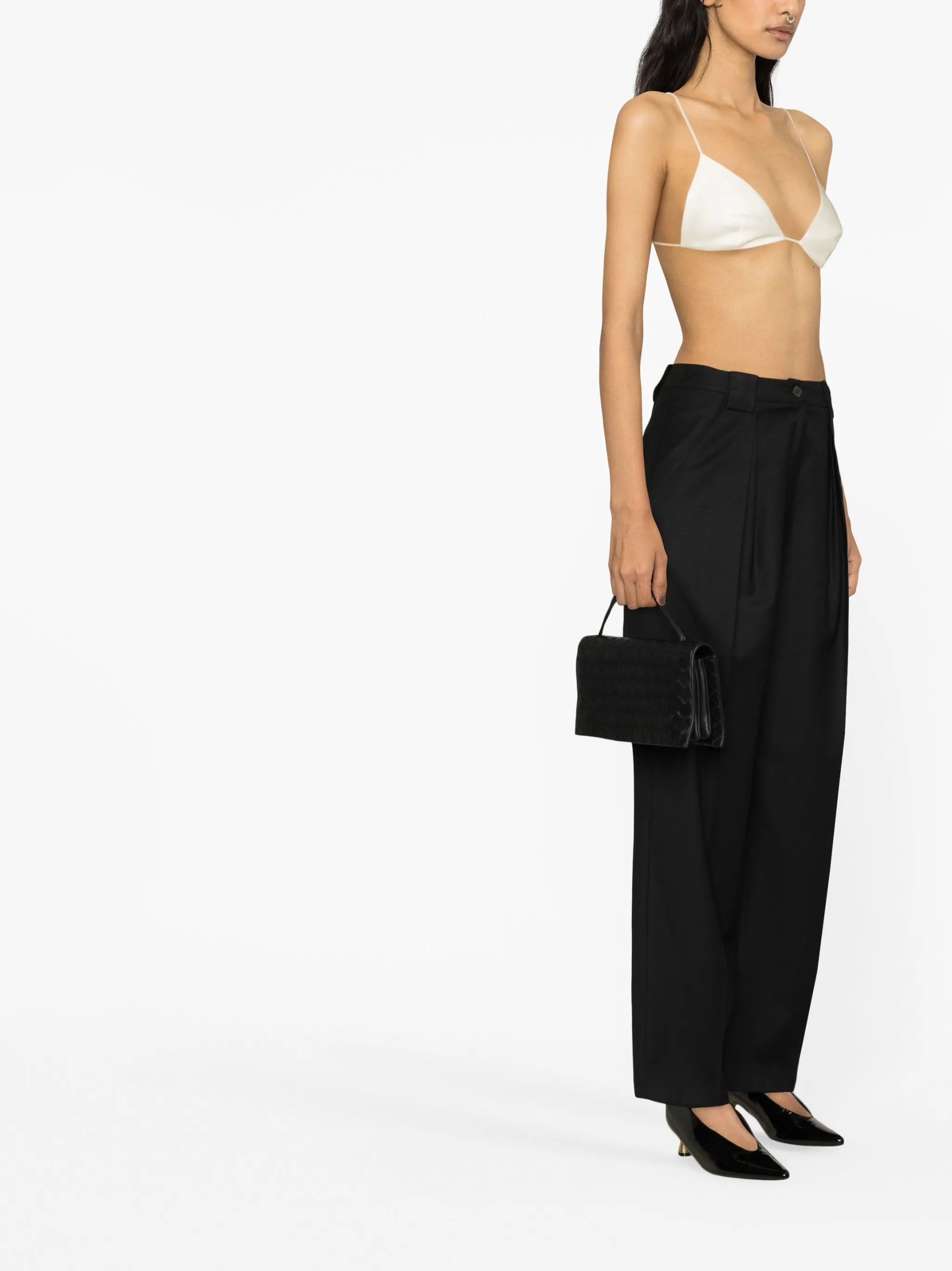 incorporated-bra silk shirt