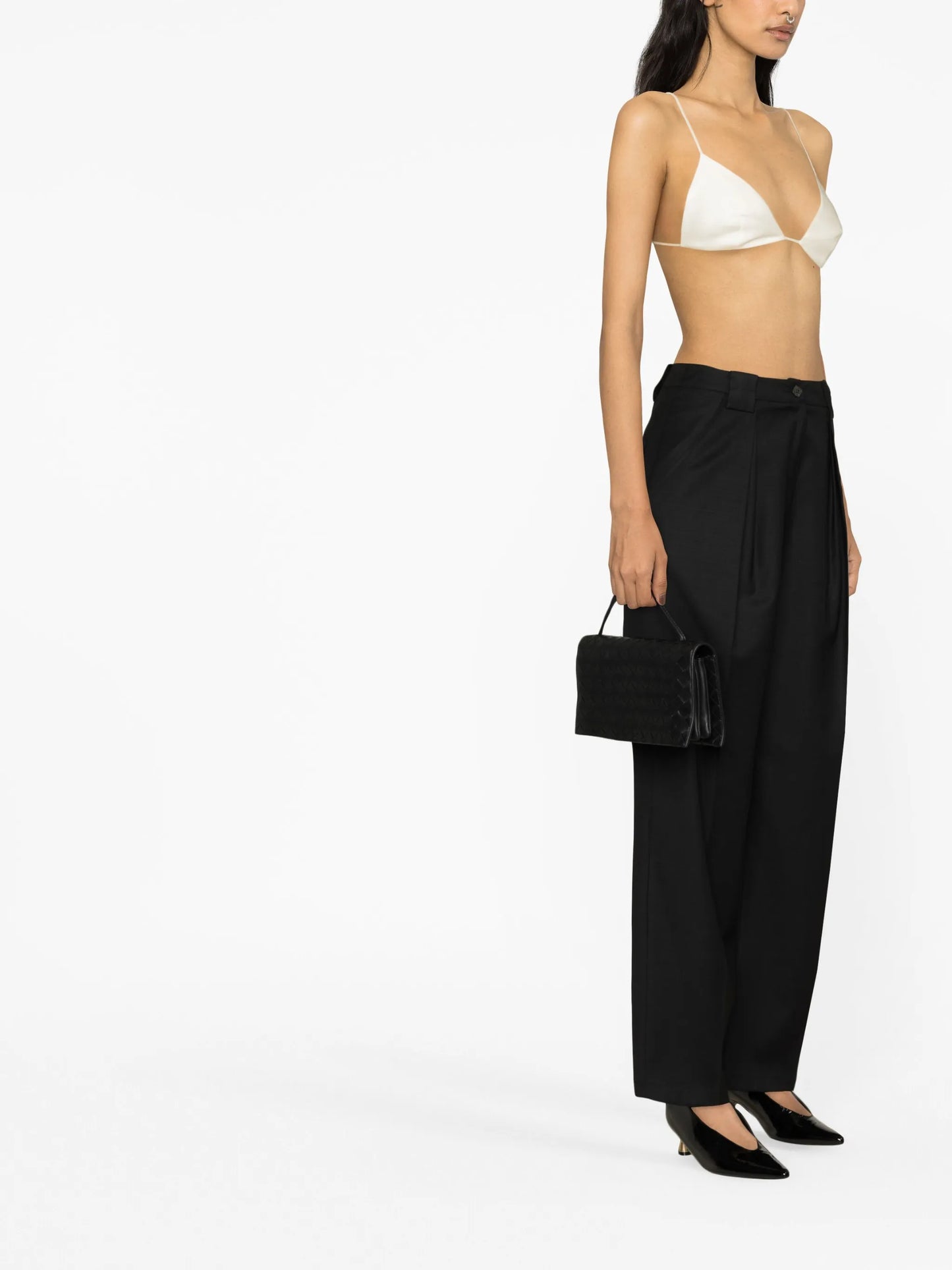 incorporated-bra silk shirt
