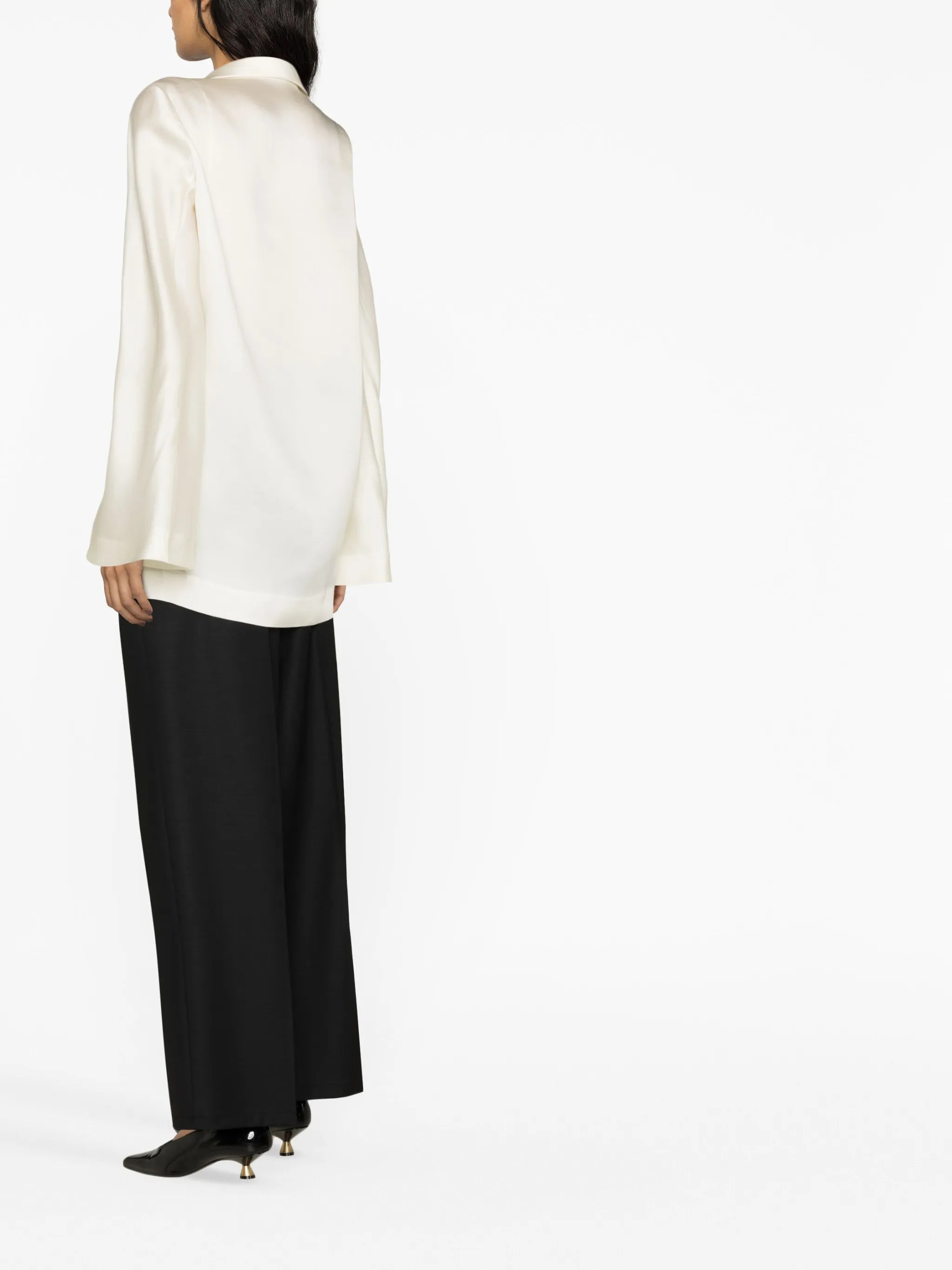 incorporated-bra silk shirt