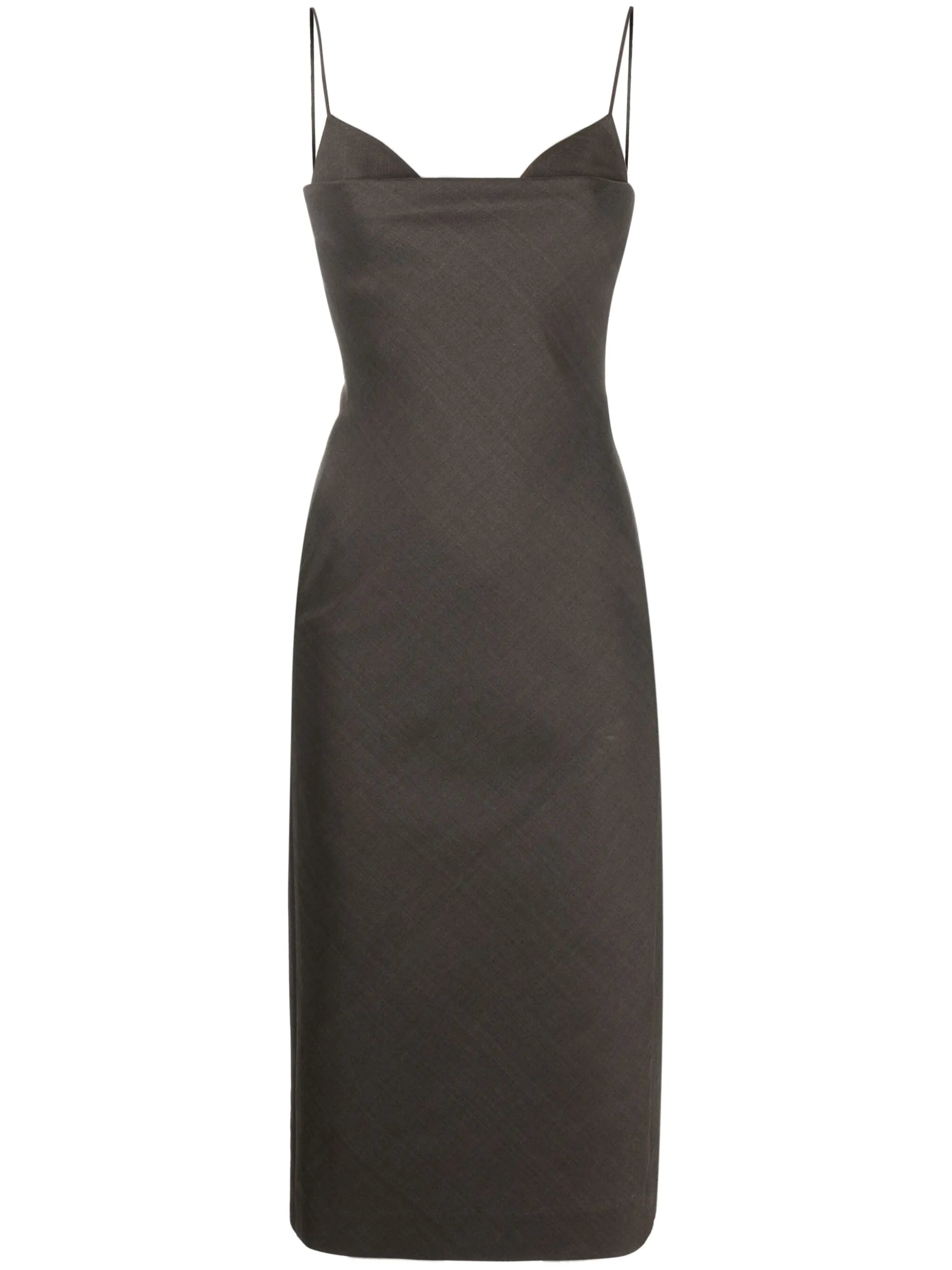 bra-insert midi dress