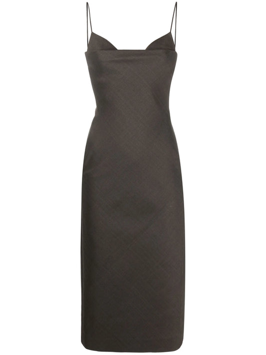 bra-insert midi dress