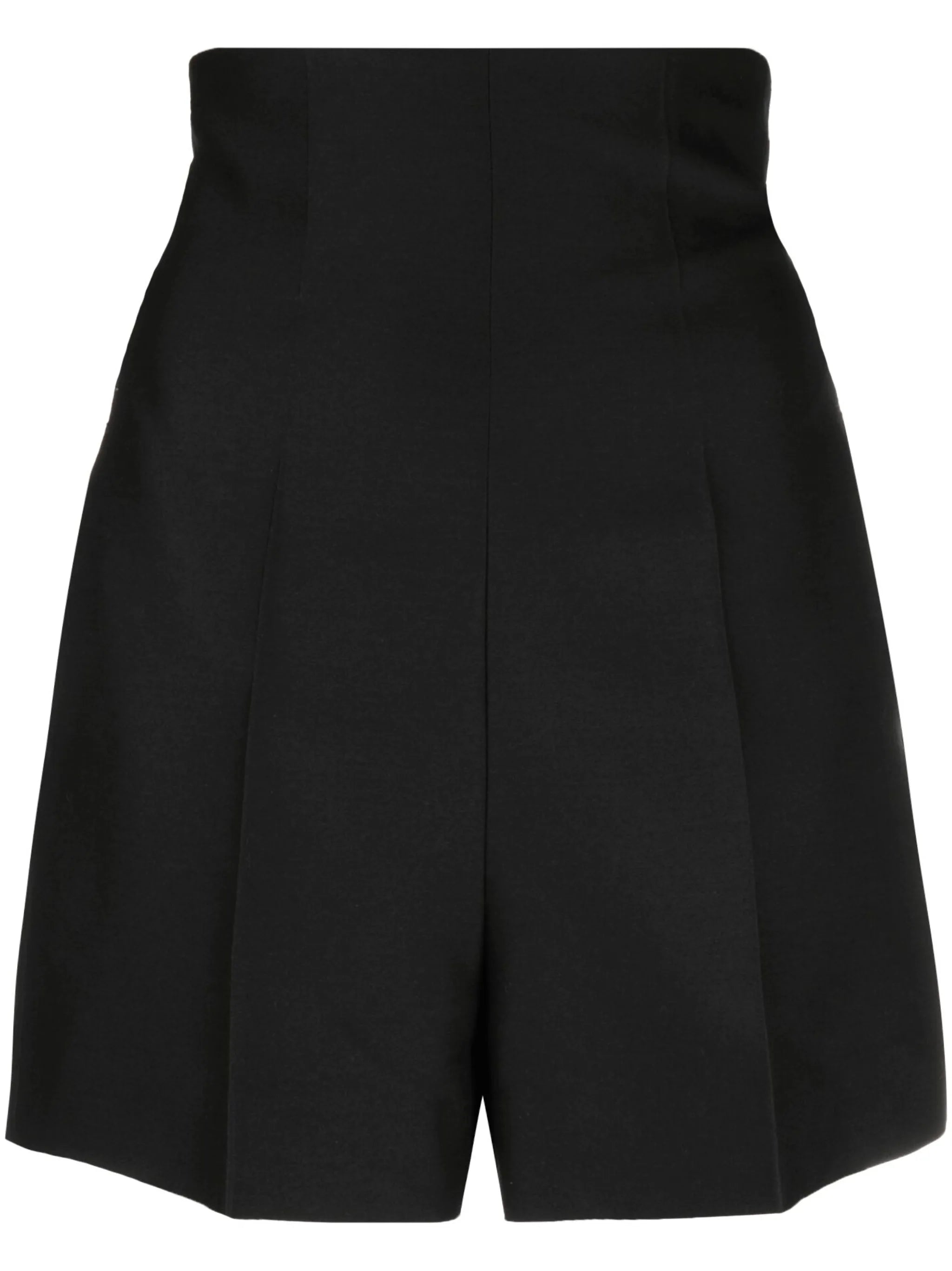 high-waisted tailored shorts