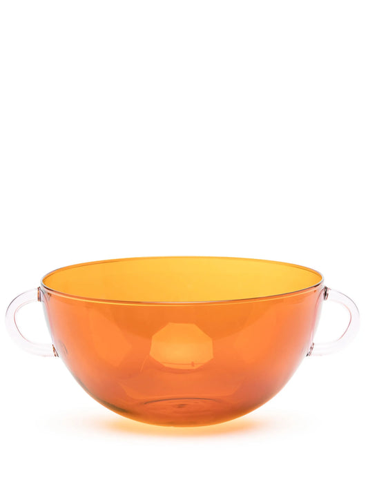 double-handle serving bowl