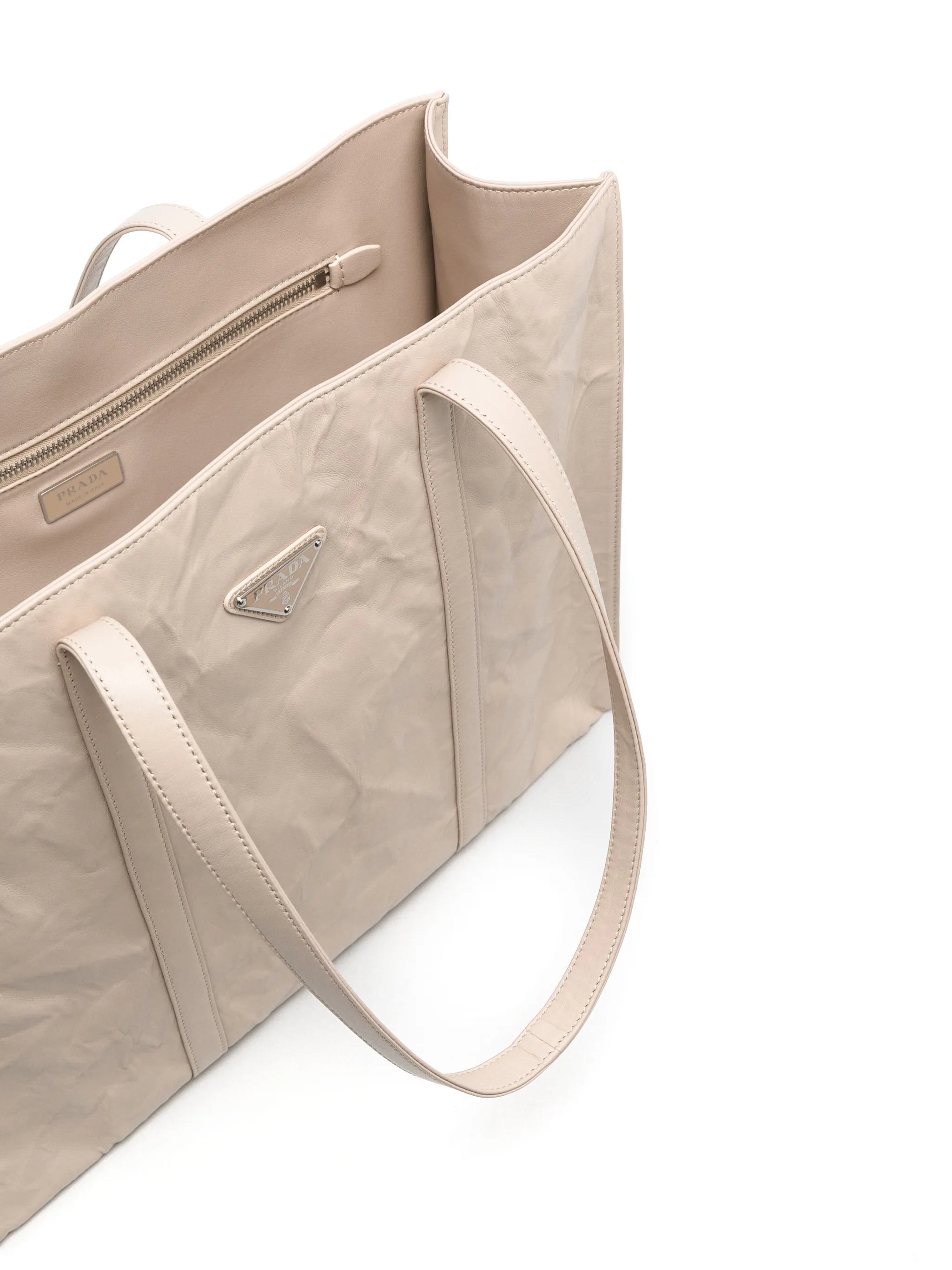 logo-plaque tote bag