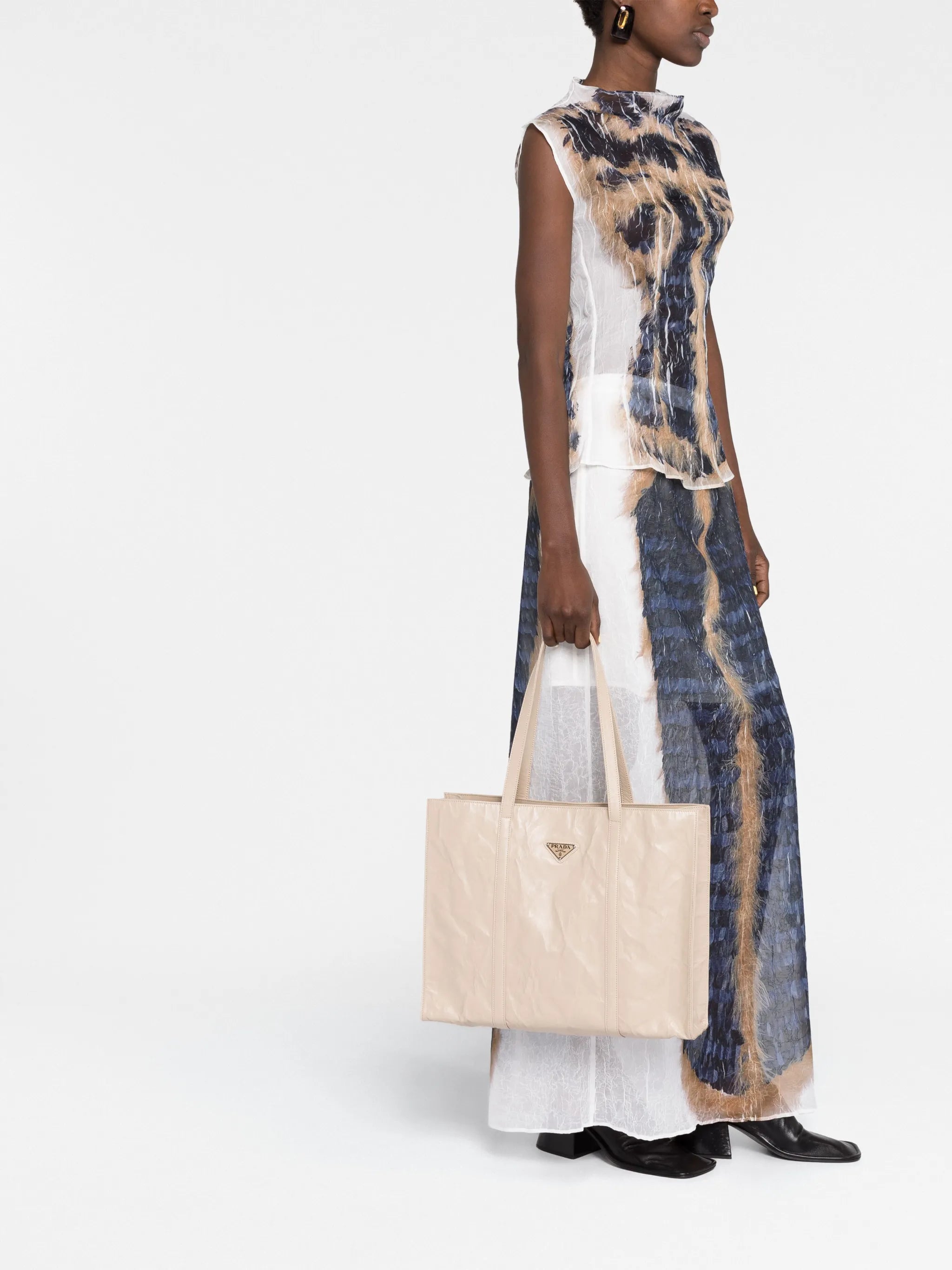 logo-plaque tote bag