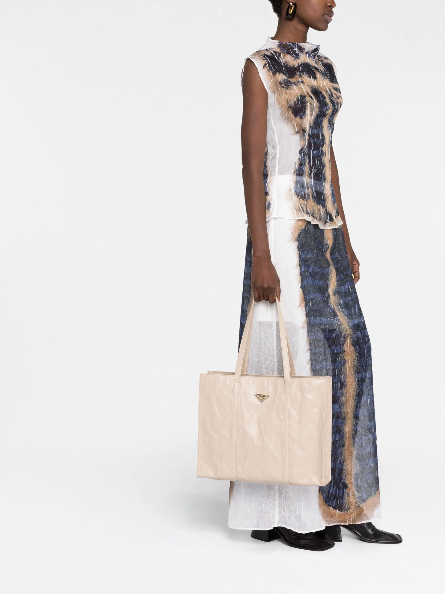 logo-plaque tote bag