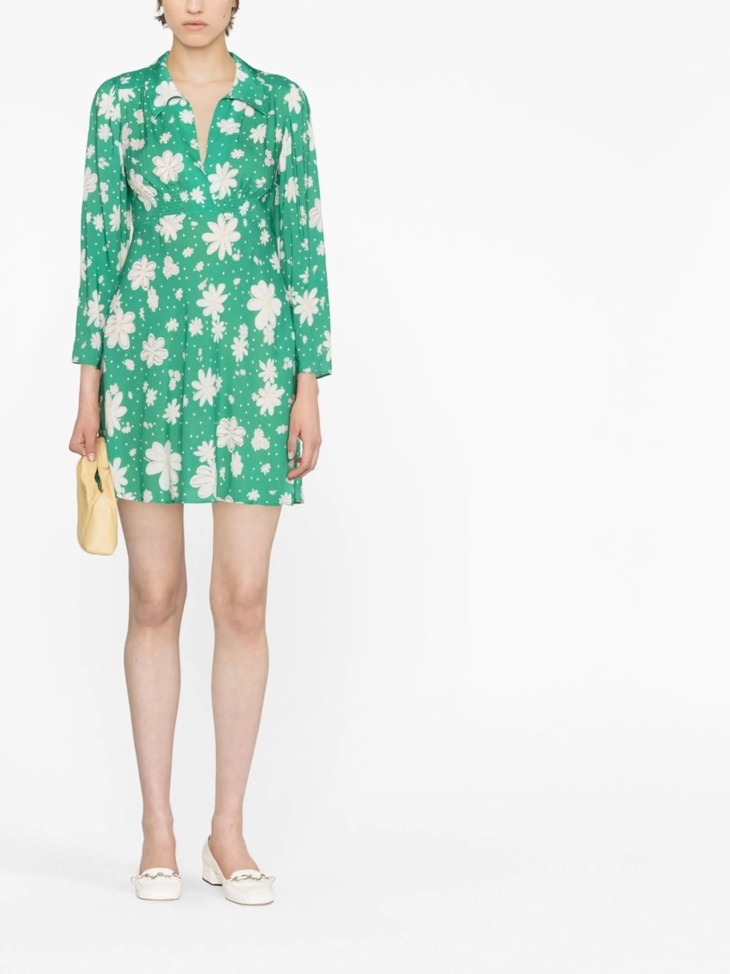 Renata floral-print mini dress