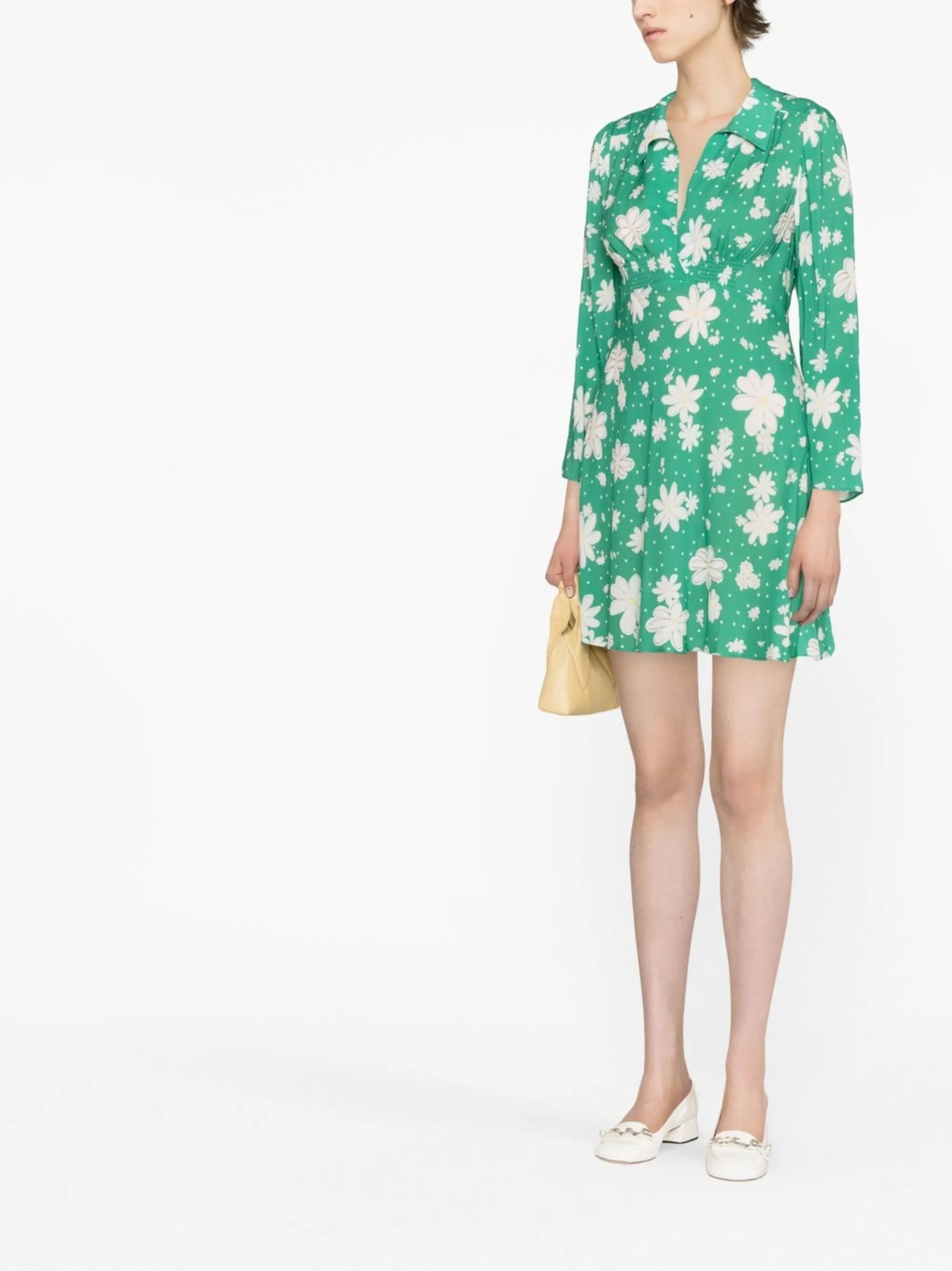 Renata floral-print mini dress