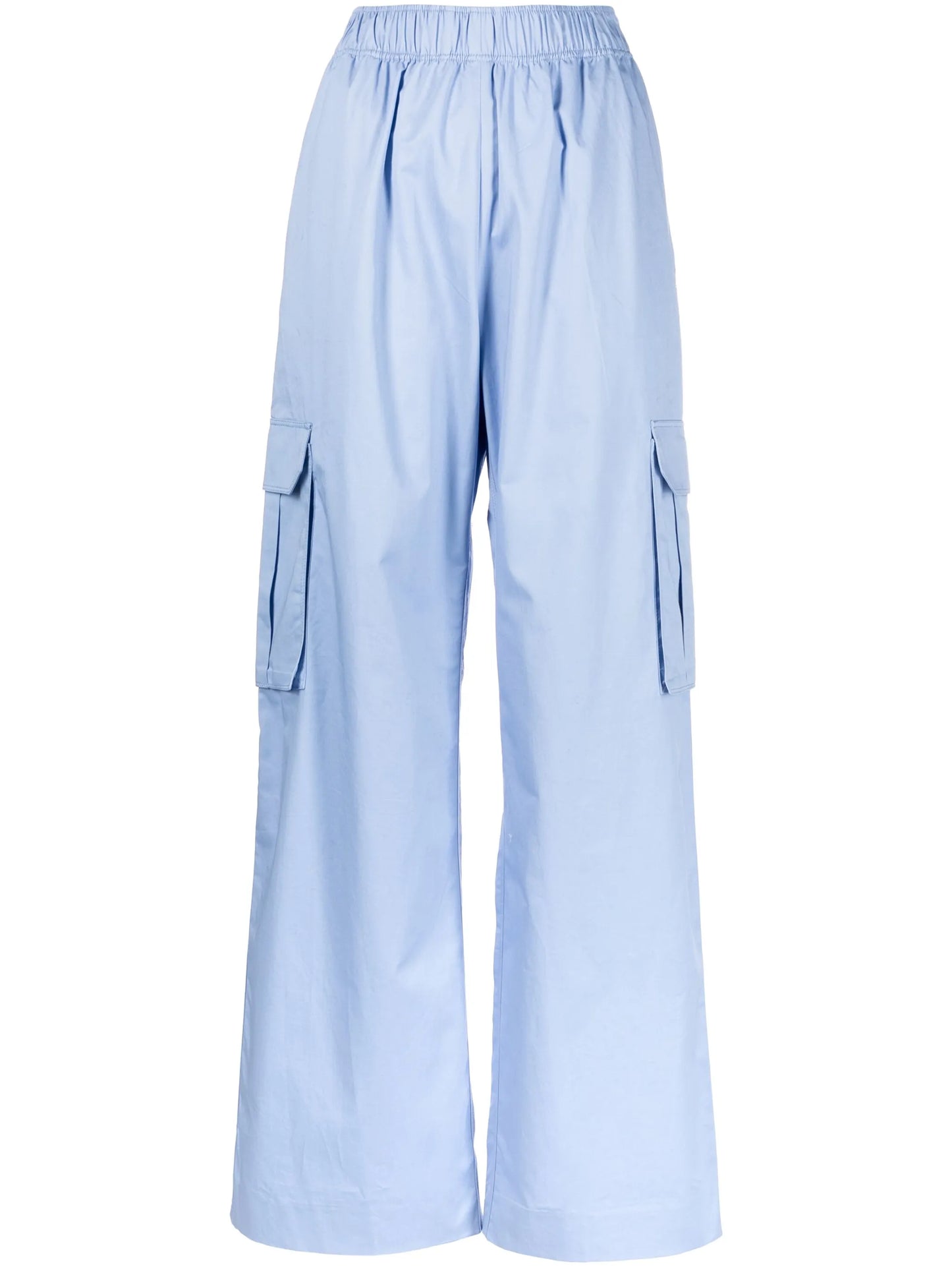 wide-leg cargo trousers