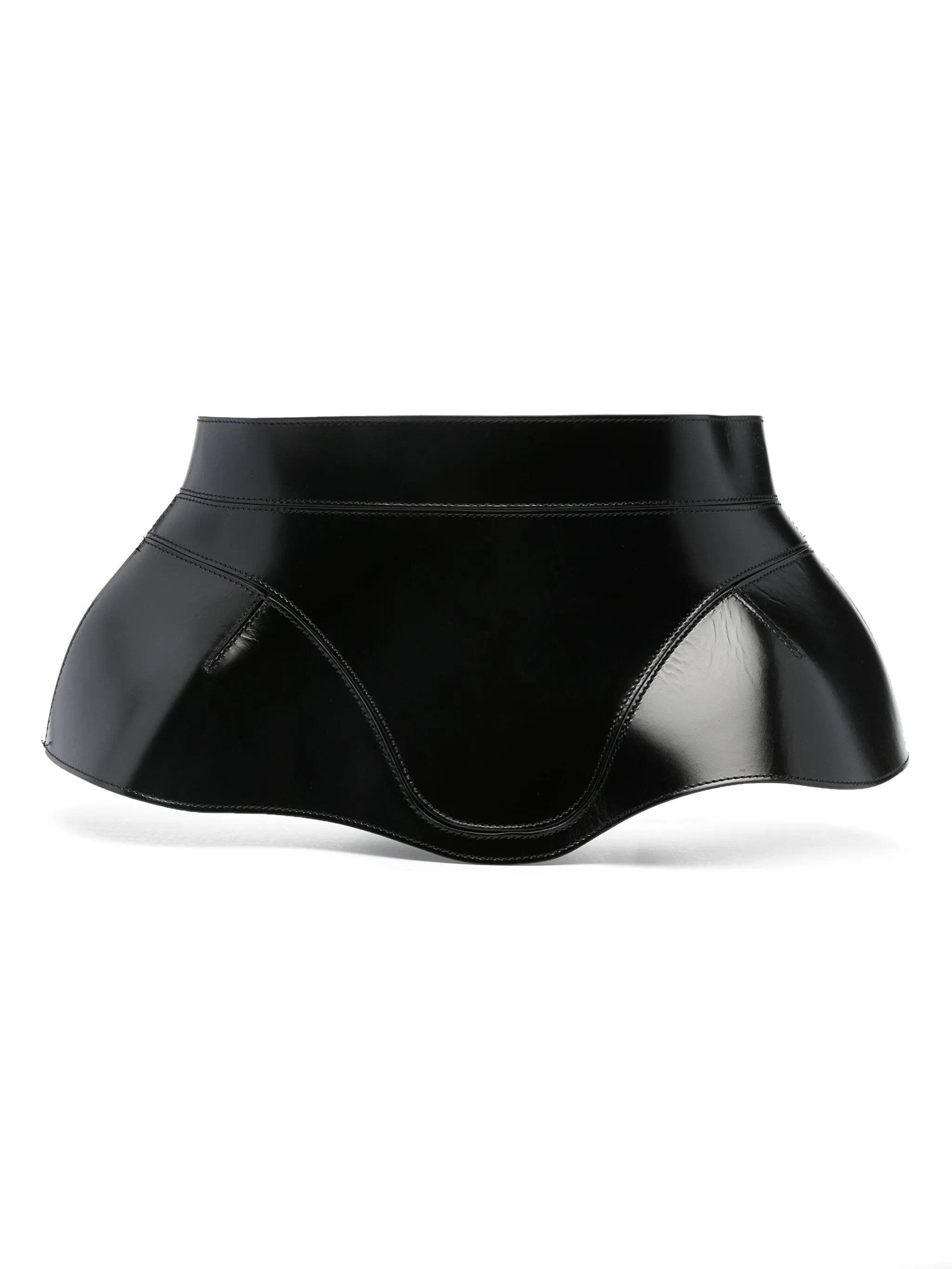leather corset-style belt
