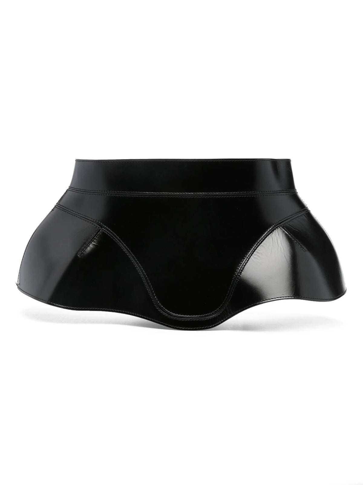 leather corset-style belt