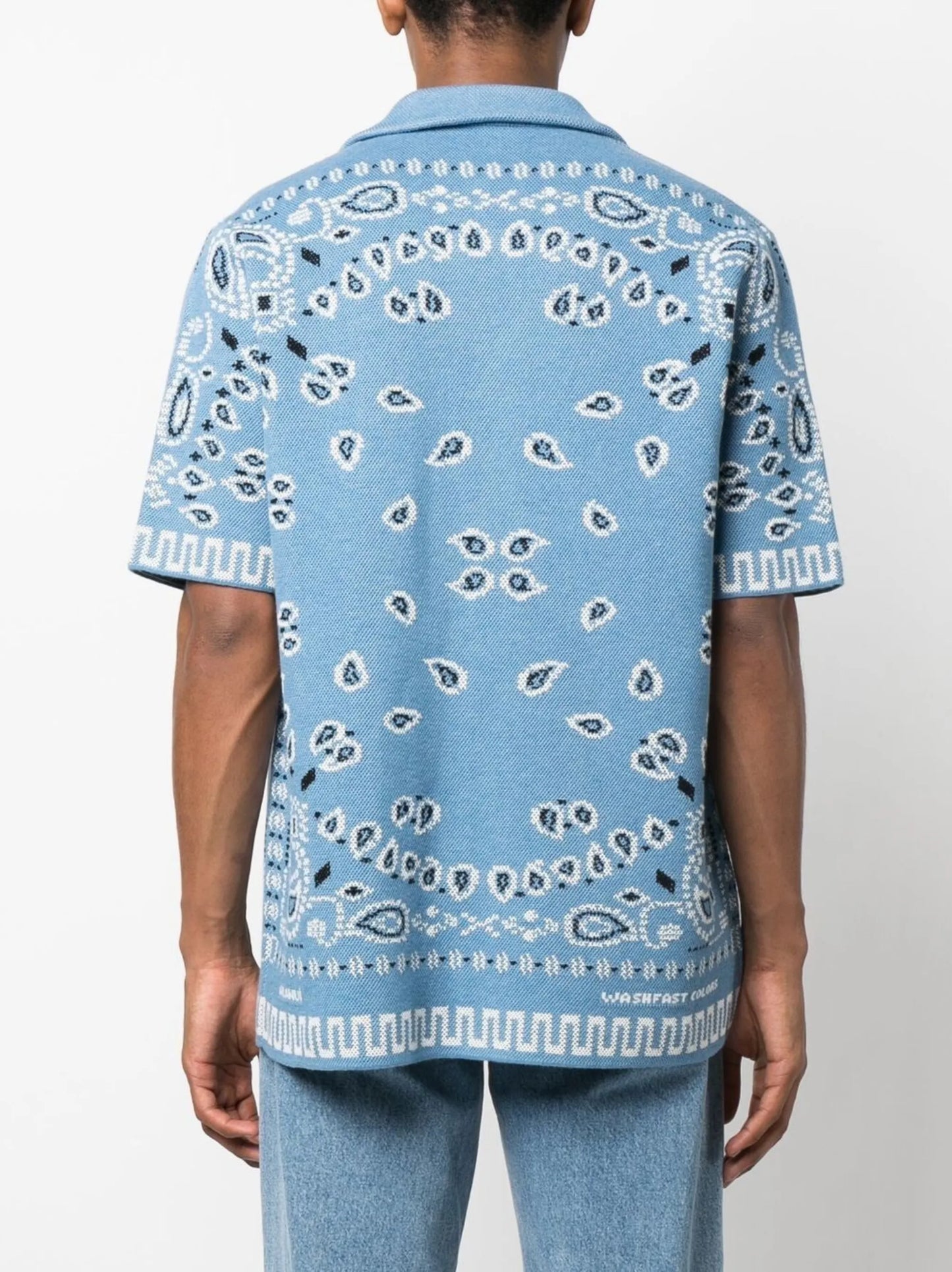 bandana-print cotton shirt