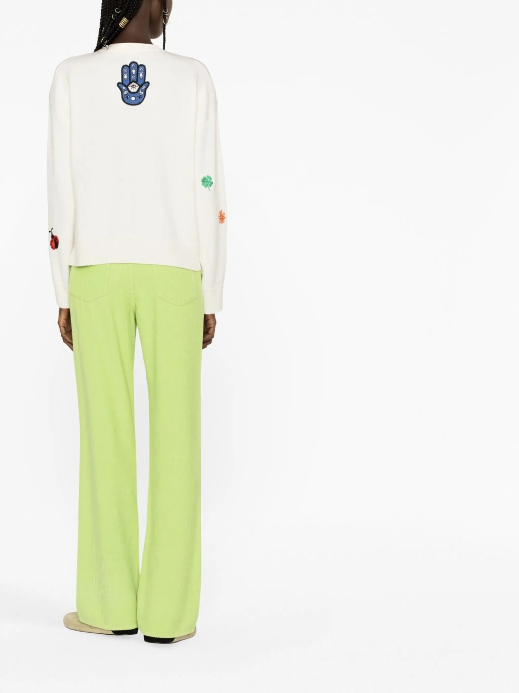 Lucky Charm Embroidered Jumper