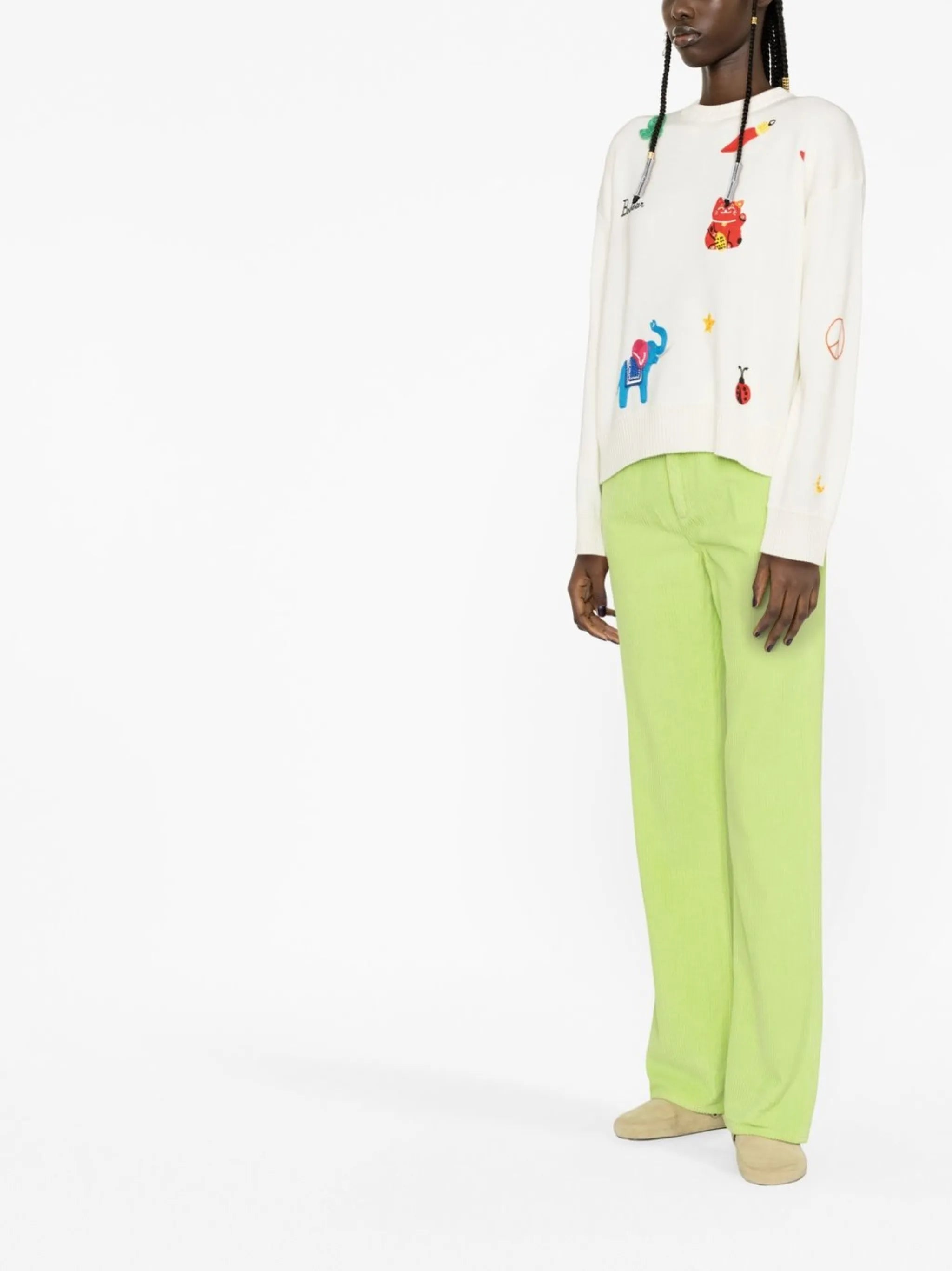 Lucky Charm Embroidered Jumper