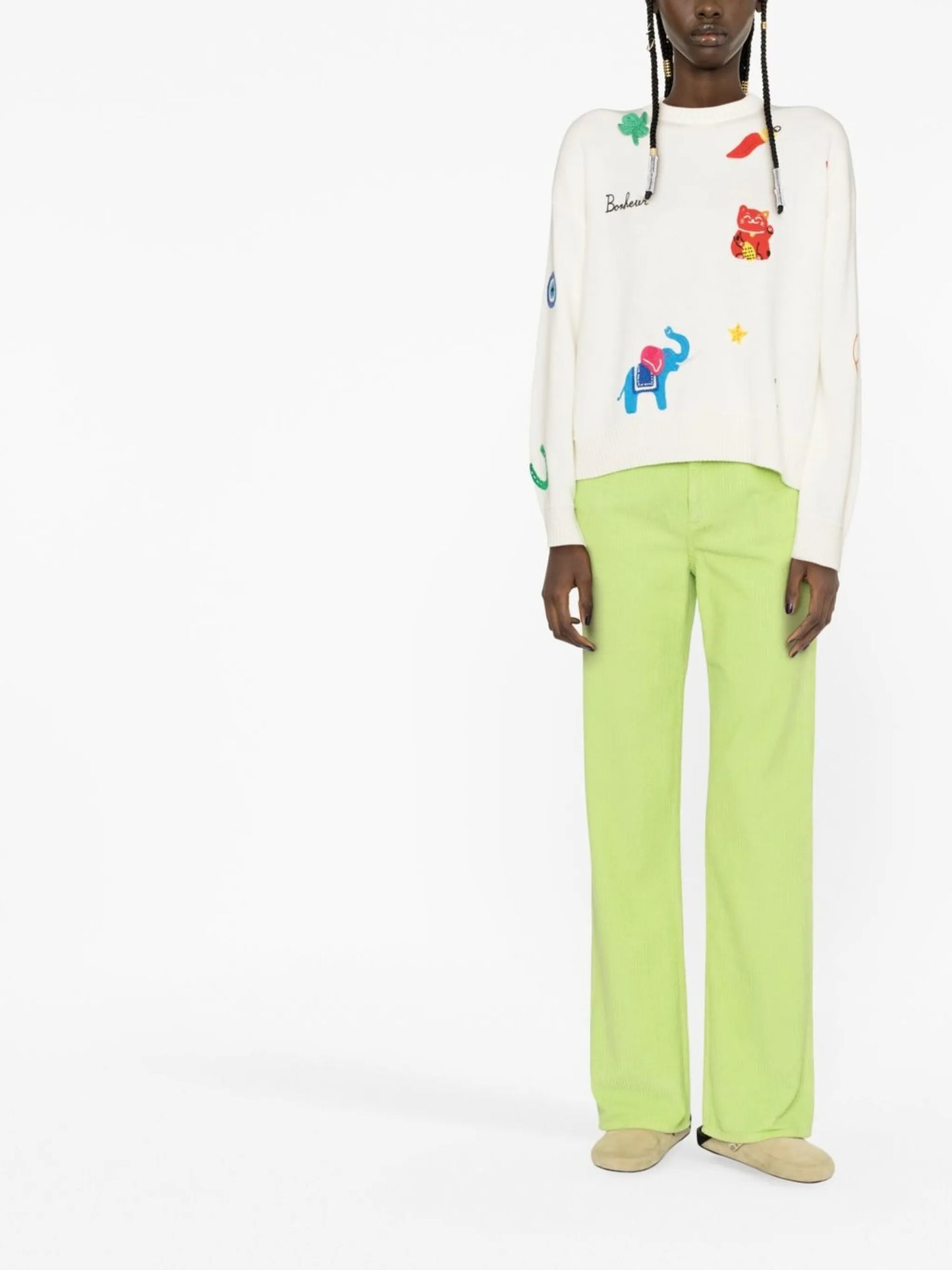 Lucky Charm Embroidered Jumper