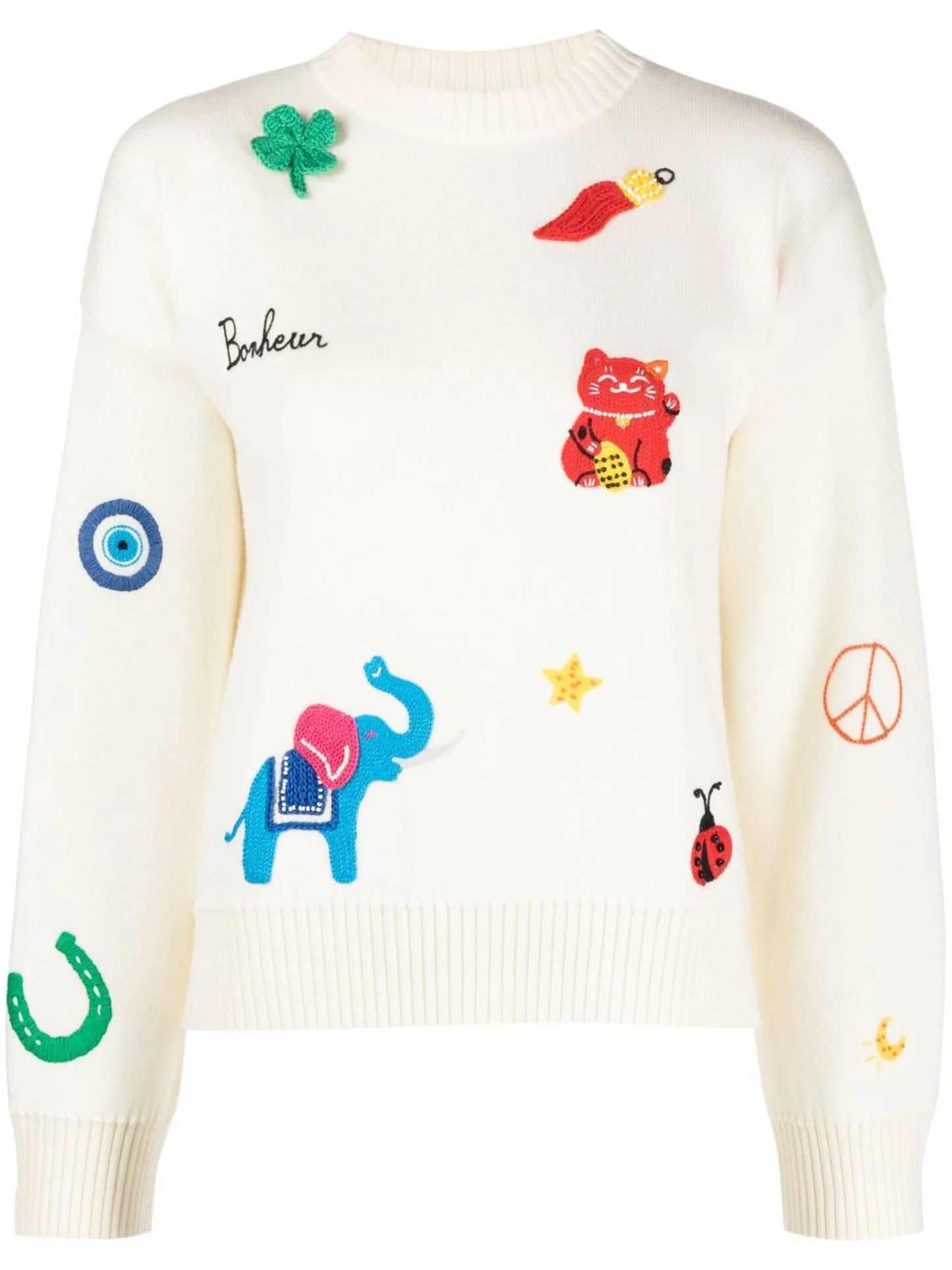 Lucky Charm Embroidered Jumper