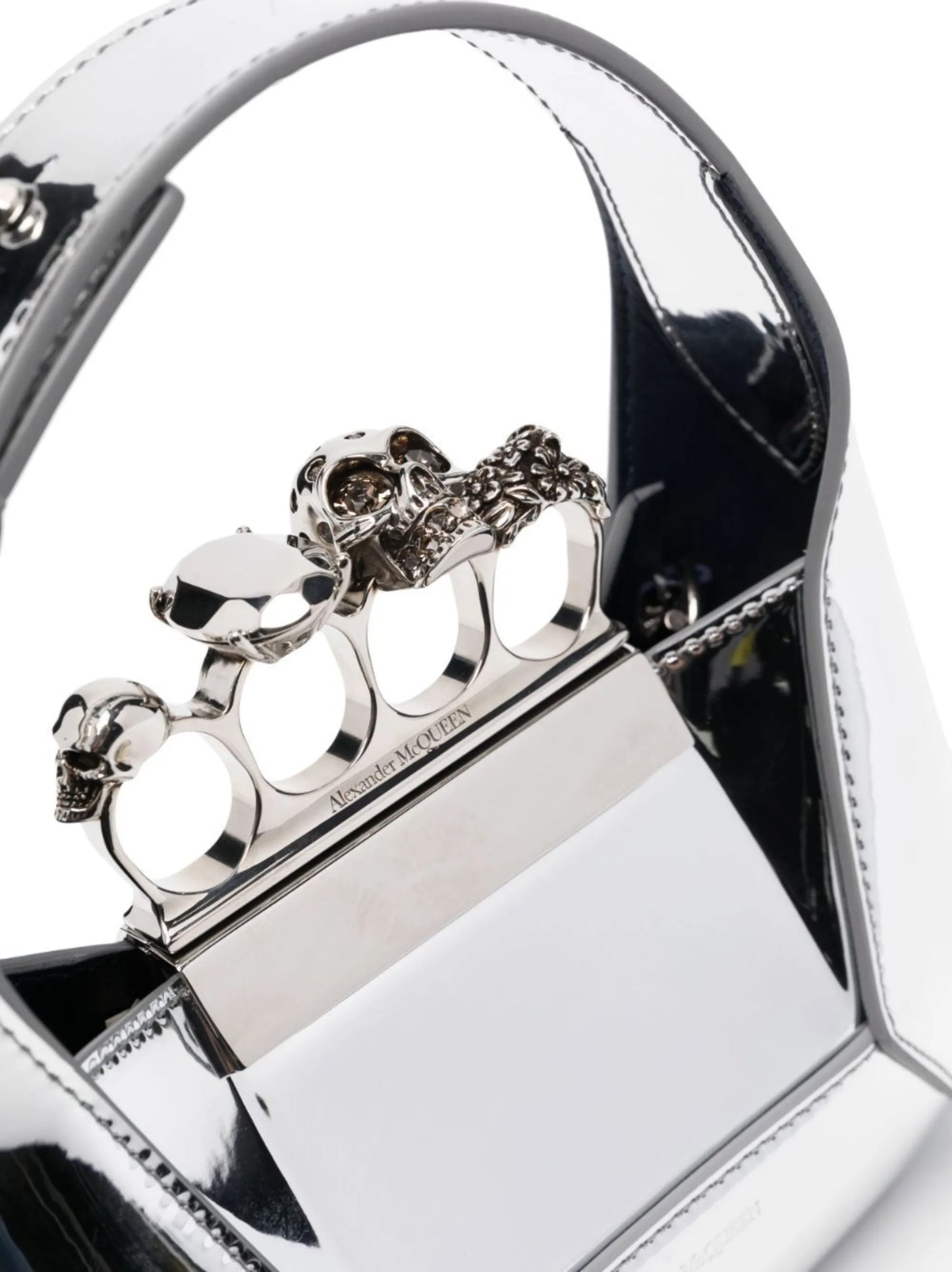 mini knuckle-ring tote bag