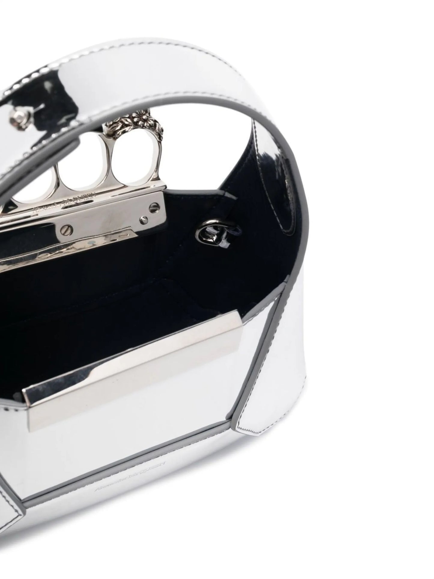 mini knuckle-ring tote bag