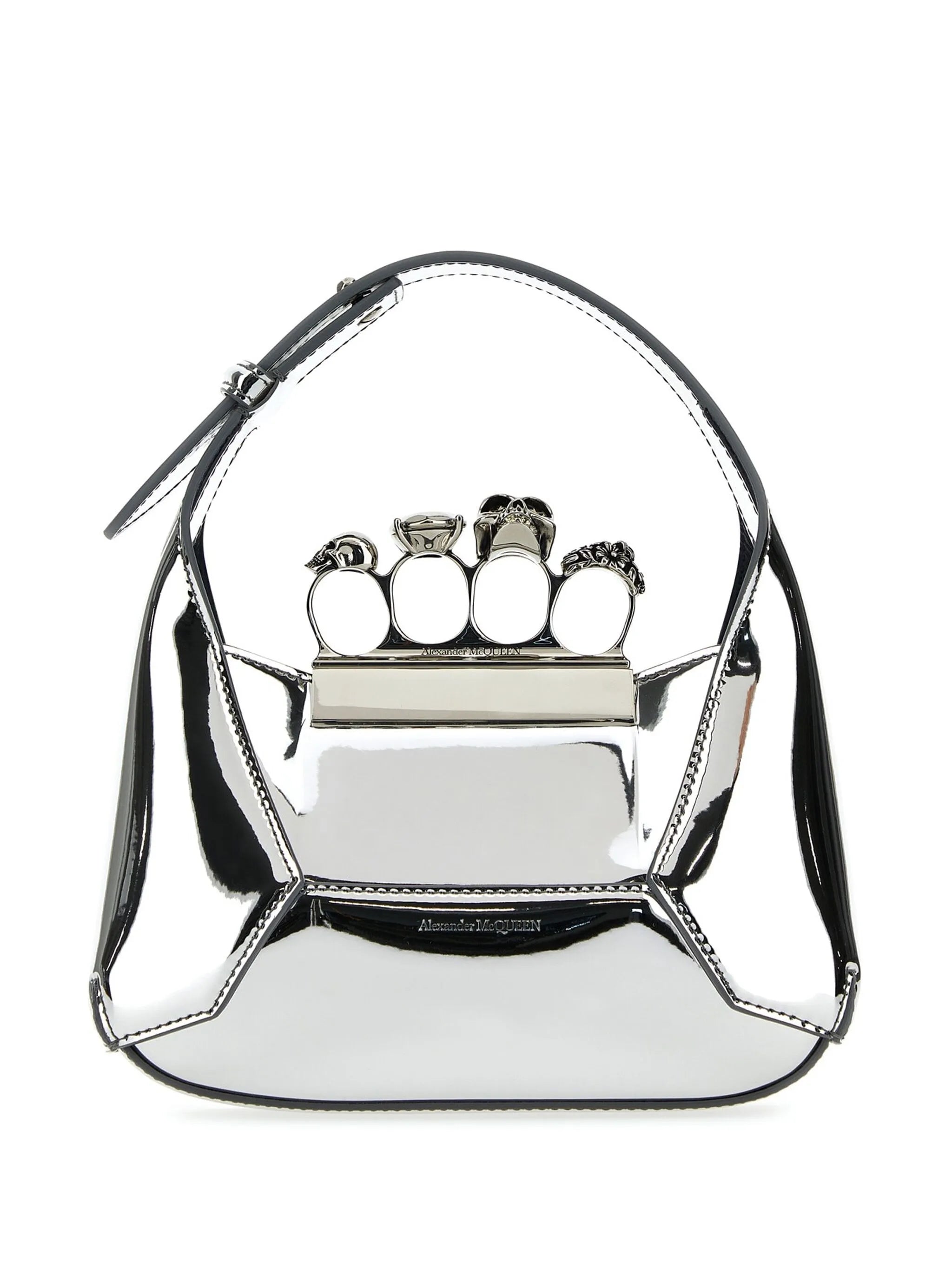 mini knuckle-ring tote bag