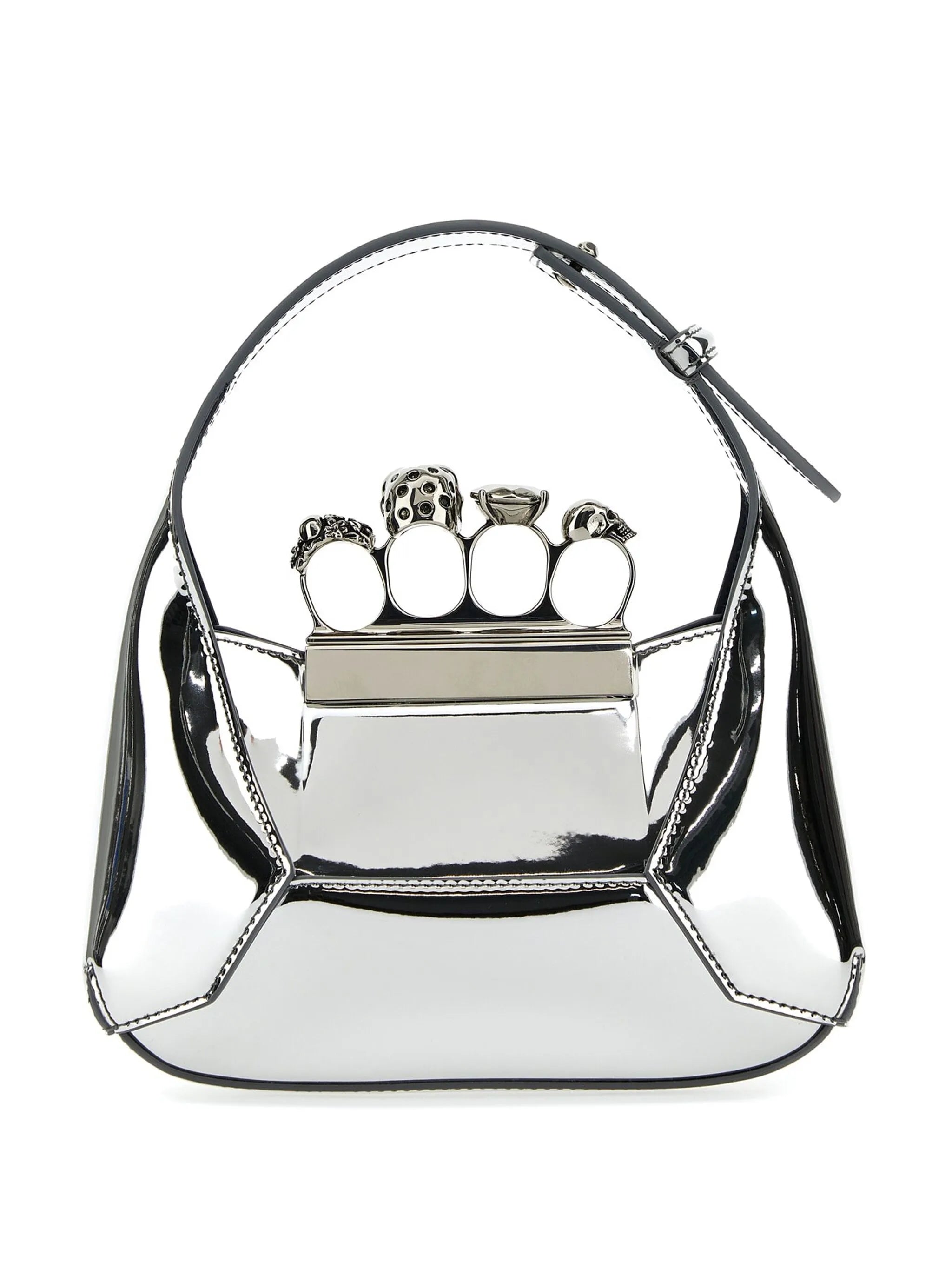 mini knuckle-ring tote bag