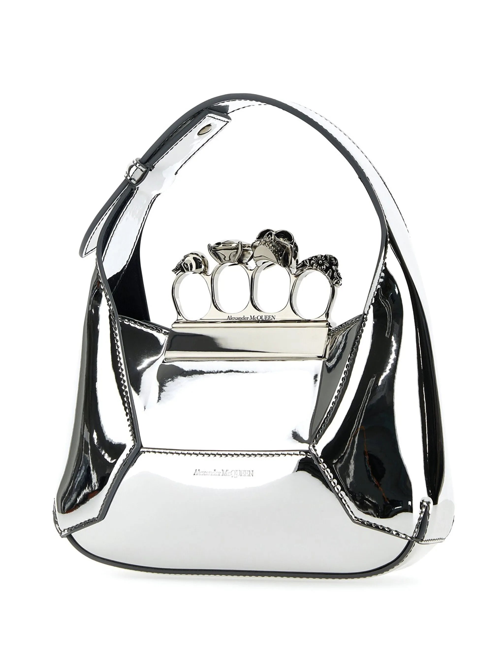 mini knuckle-ring tote bag