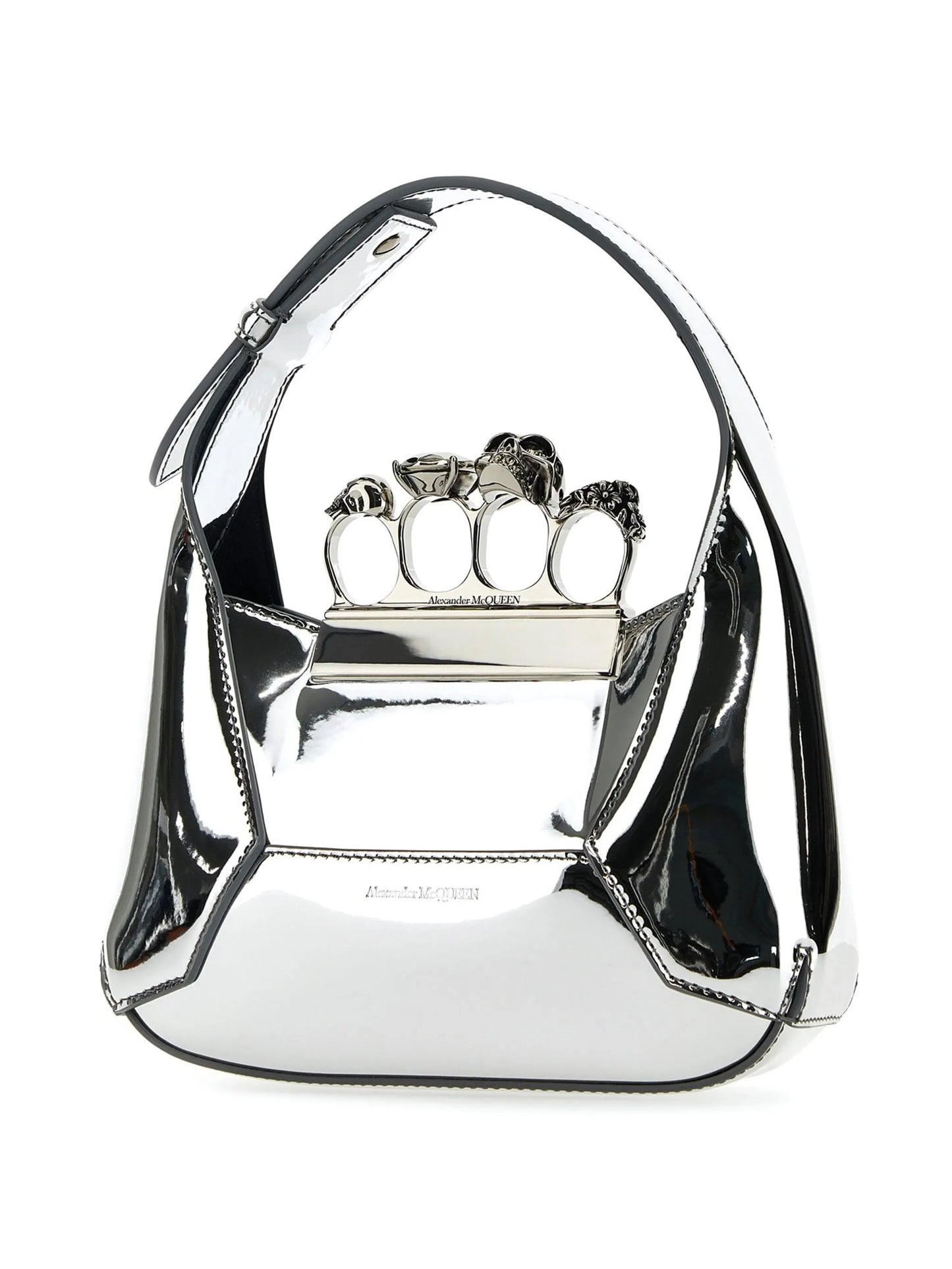 mini knuckle-ring tote bag