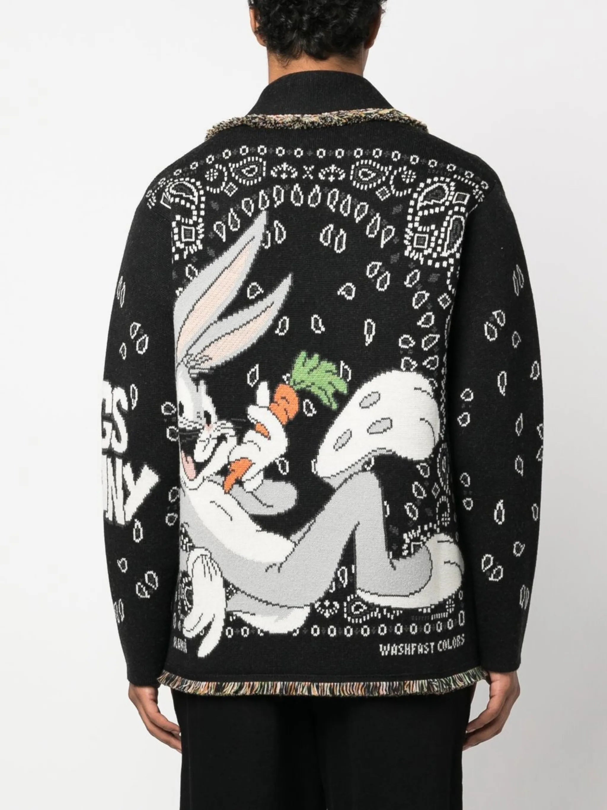 x Looney Tunes Bugs Bunny bandana cardigan