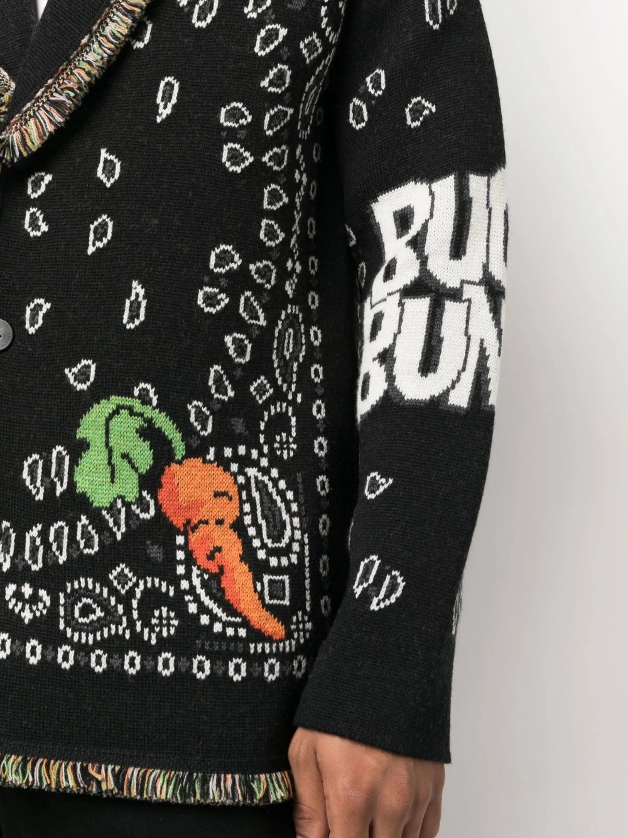 x Looney Tunes Bugs Bunny bandana cardigan
