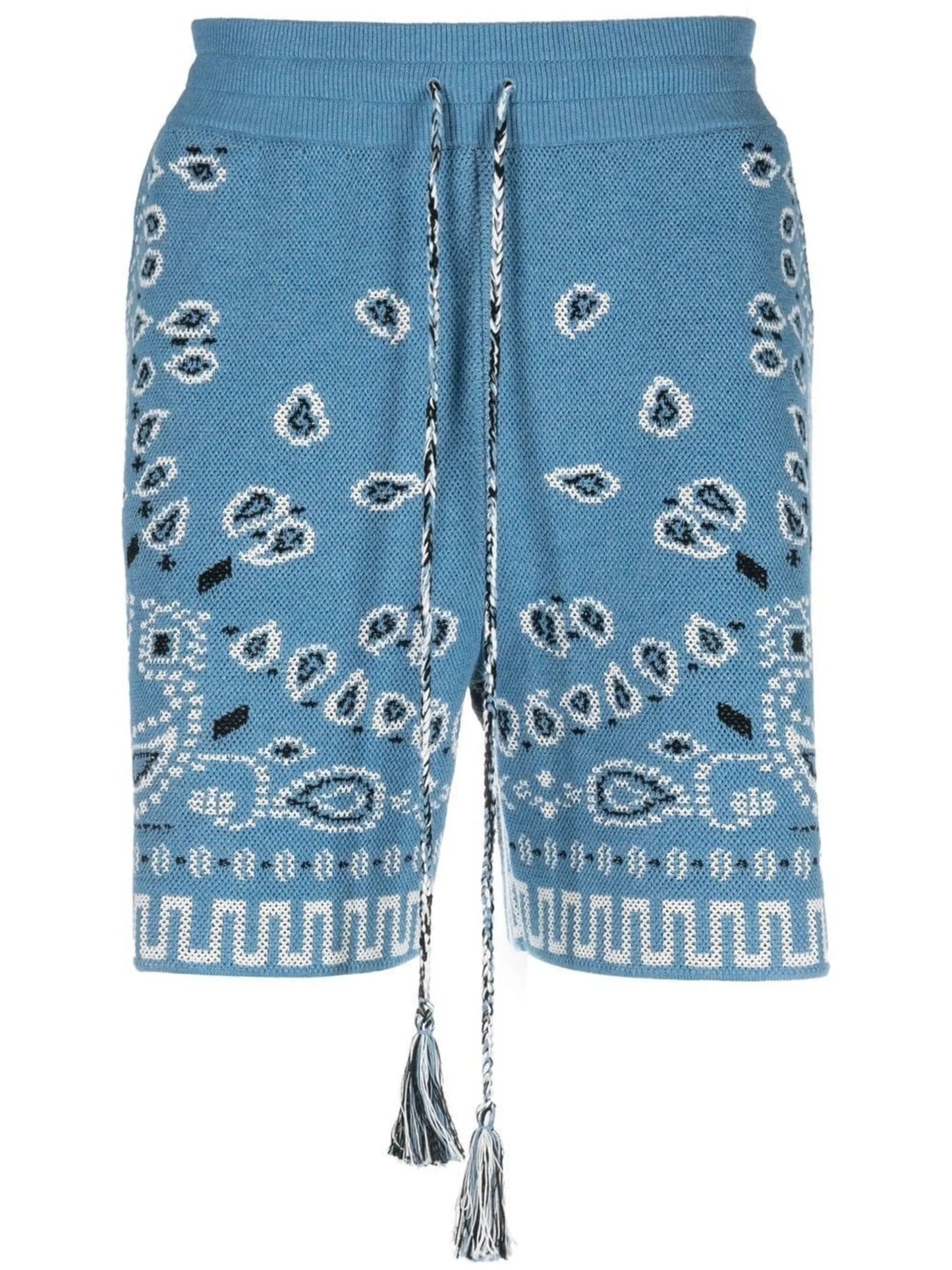bandana-print track shorts