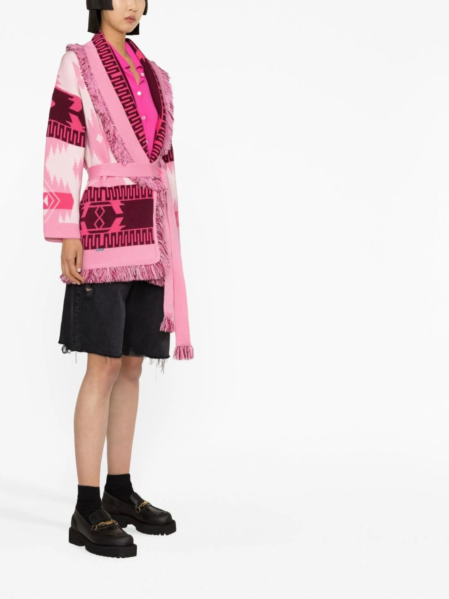 Icon jacquard cardigan