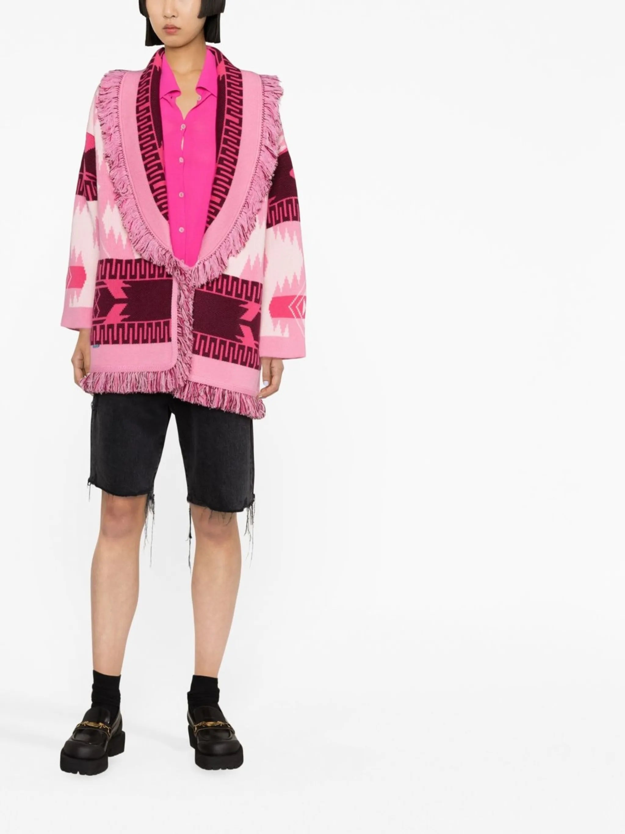 Icon jacquard cardigan