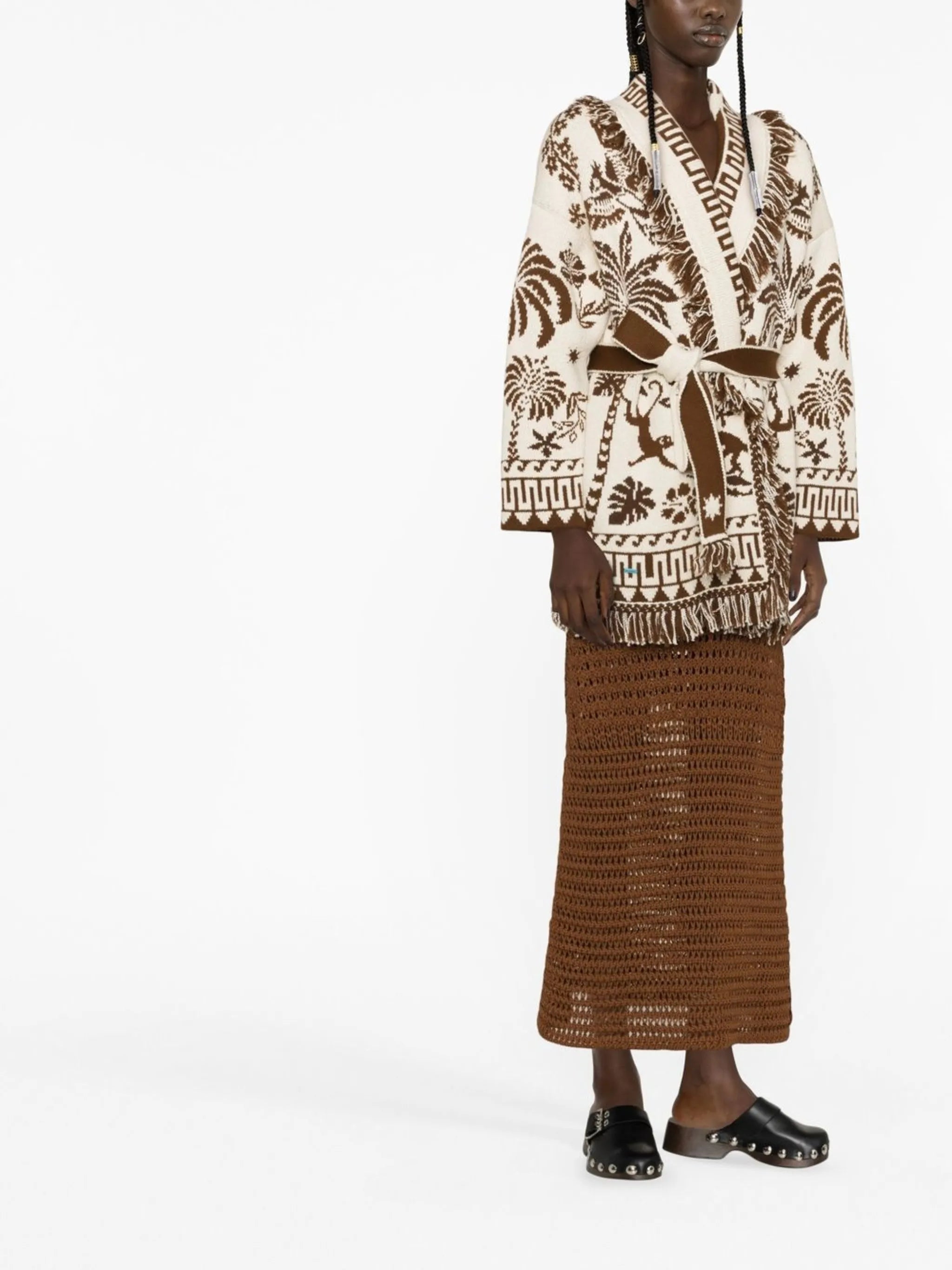 Explosion of Nature Foul cardigan