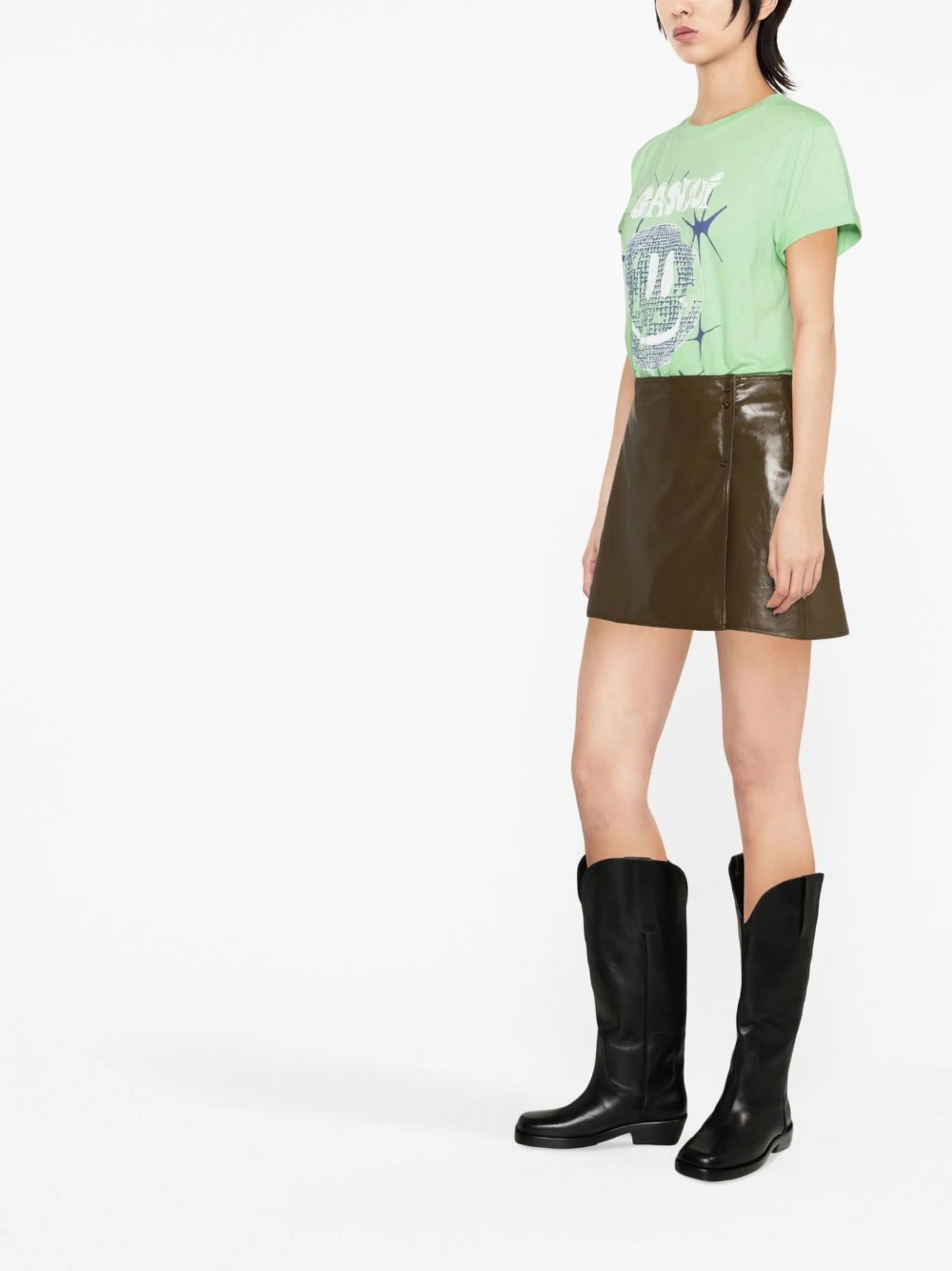 disco ball graphic T-shirt
