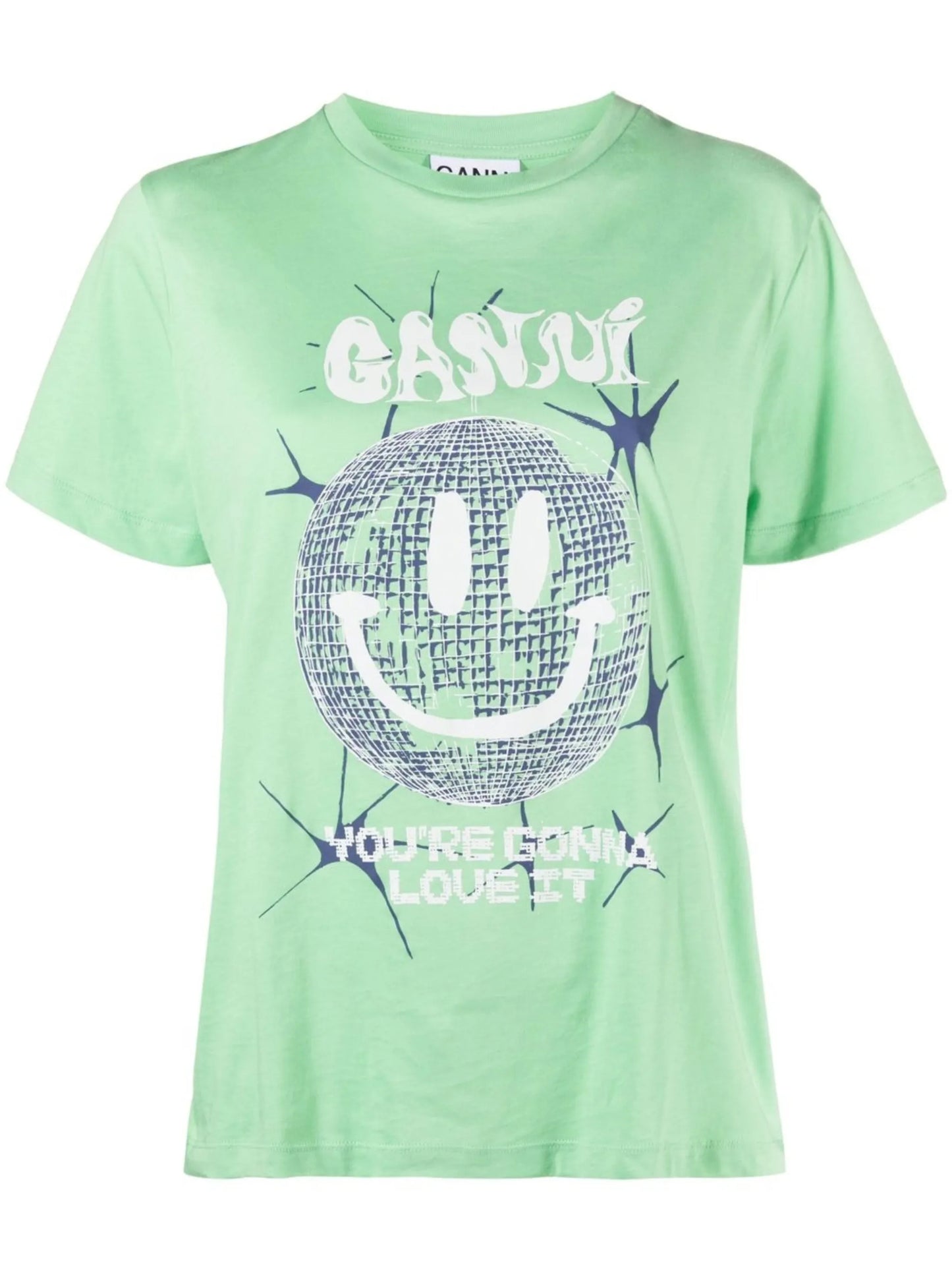 disco ball graphic T-shirt