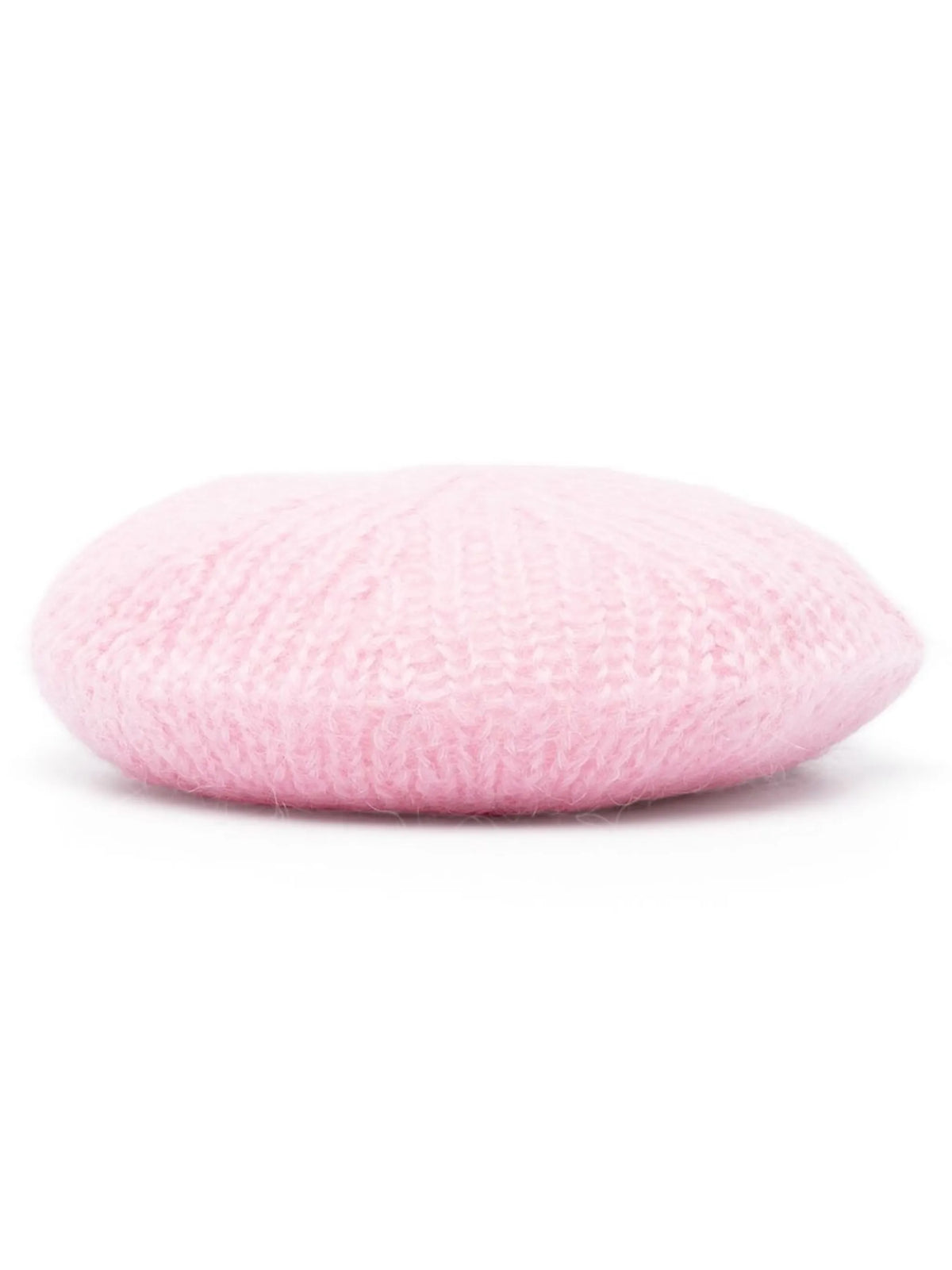 mohair-blend knitted beret