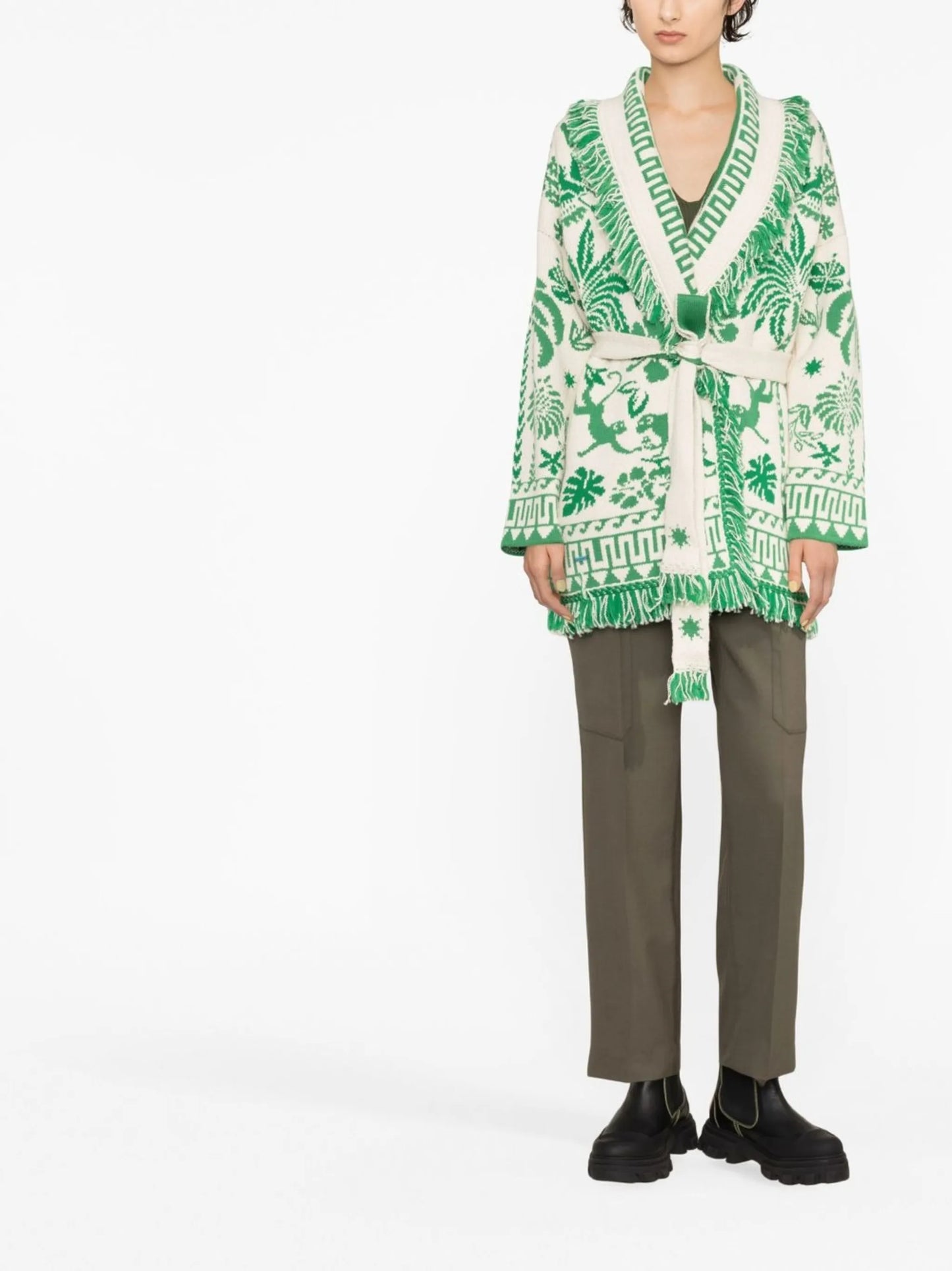 Explosion of Nature Foul cardigan