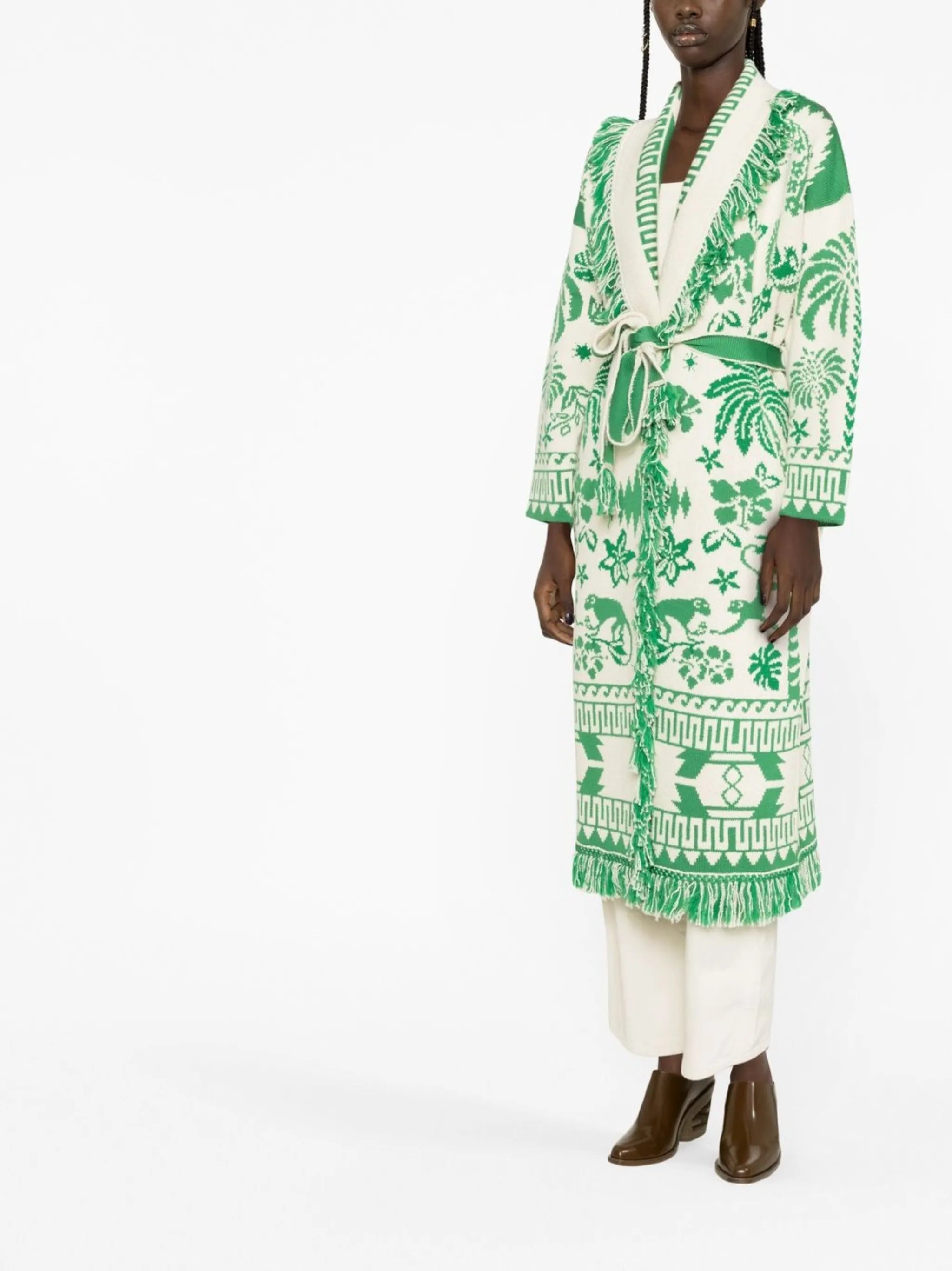 The Explosion of Nature virgin wool cardigan